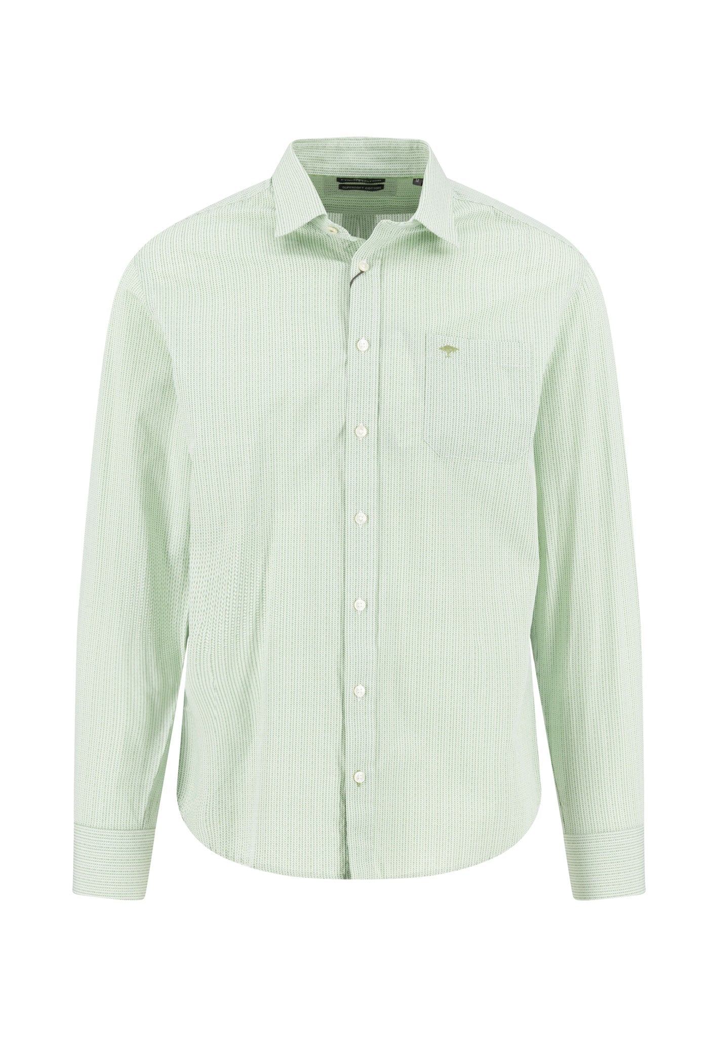 Hemd aus Baumwolle mit Kentkragen und langen Ärmeln - Image 14