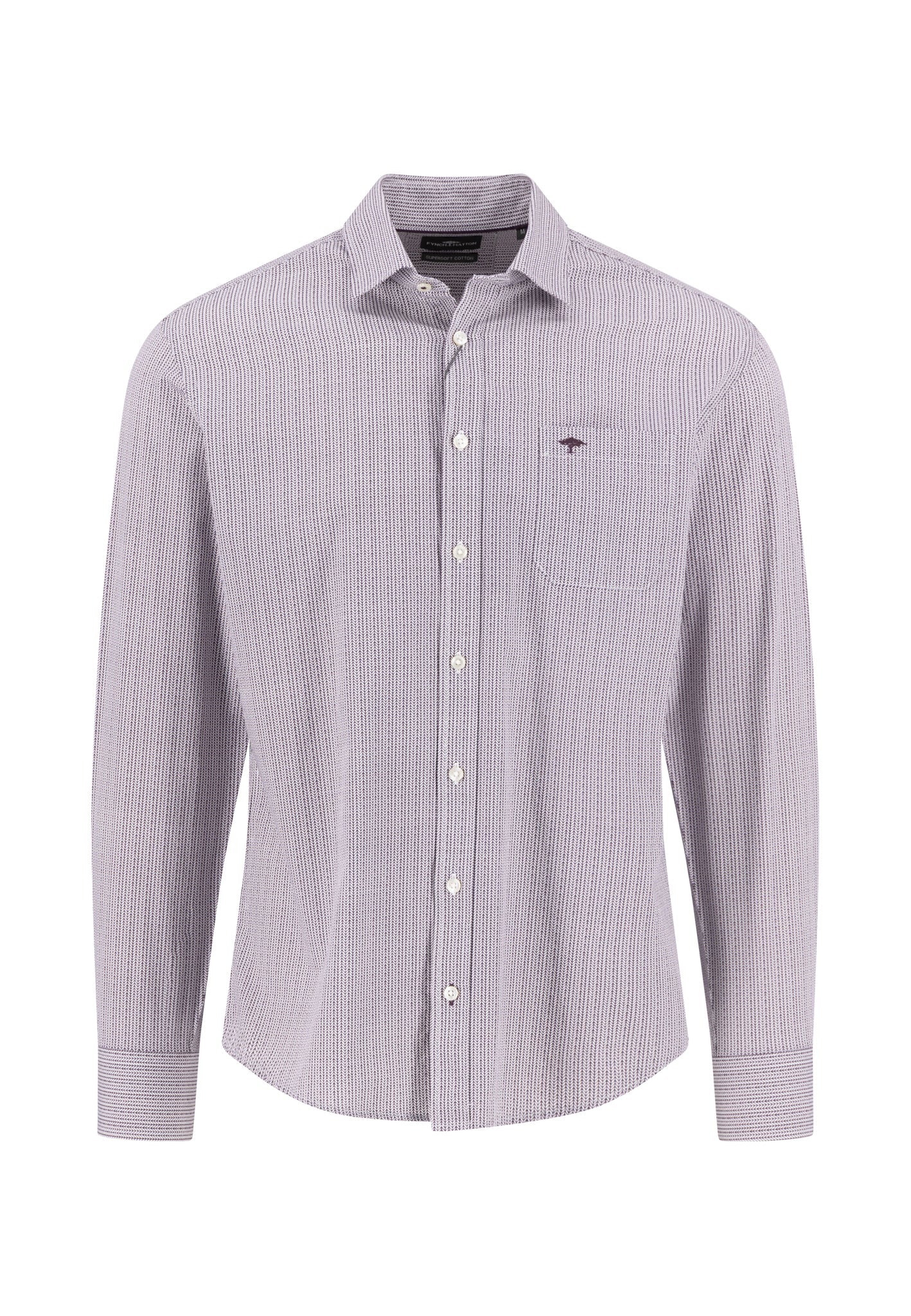 Hemd aus Baumwolle mit Kentkragen und langen Ärmeln - Image 4