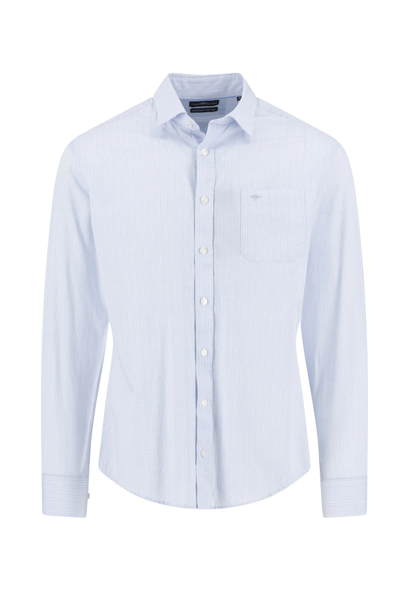 Hemd aus Baumwolle mit Kentkragen und langen Ärmeln - Image 9