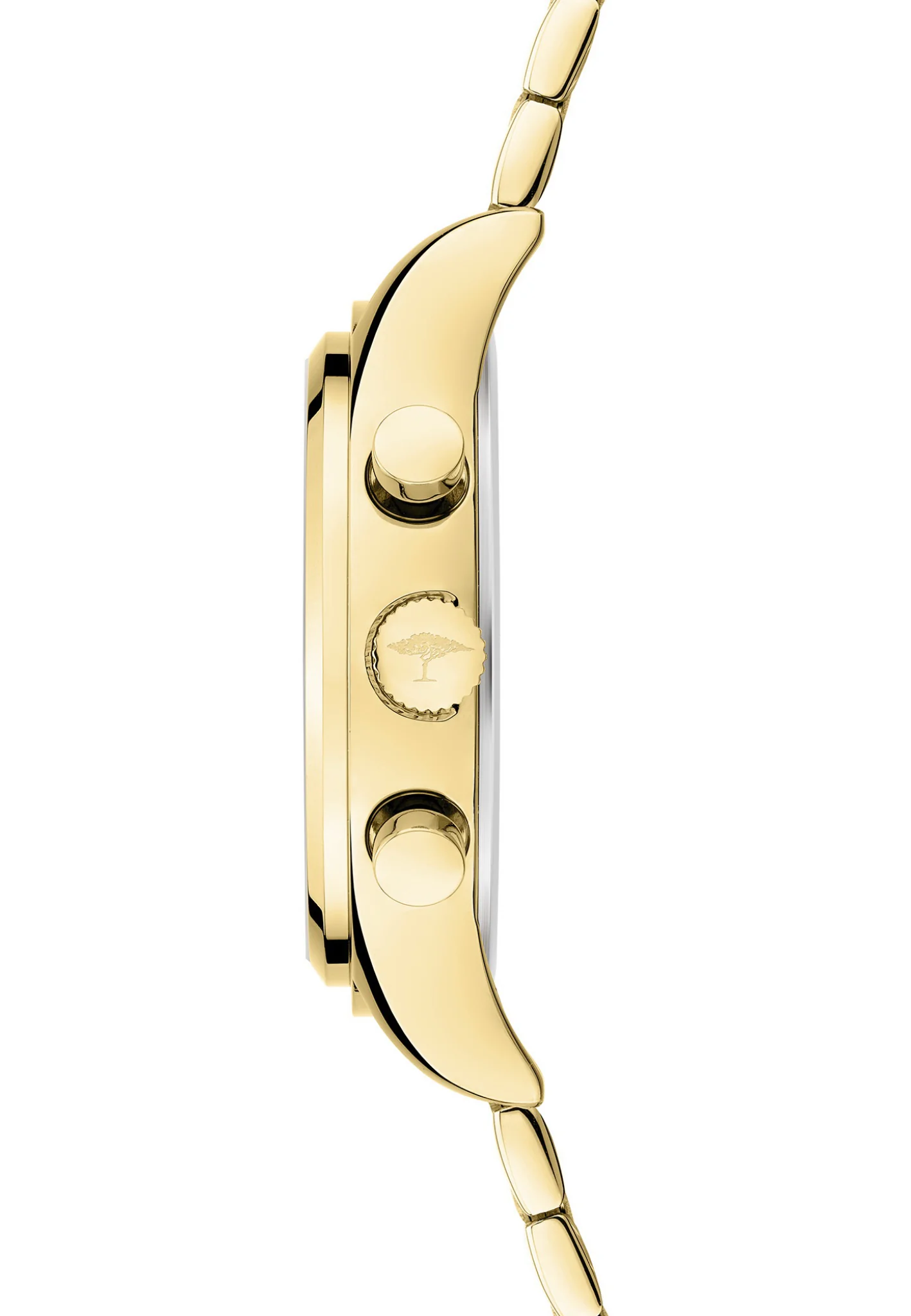 Armbanduhr aus Edelstahl | gold - Image 3