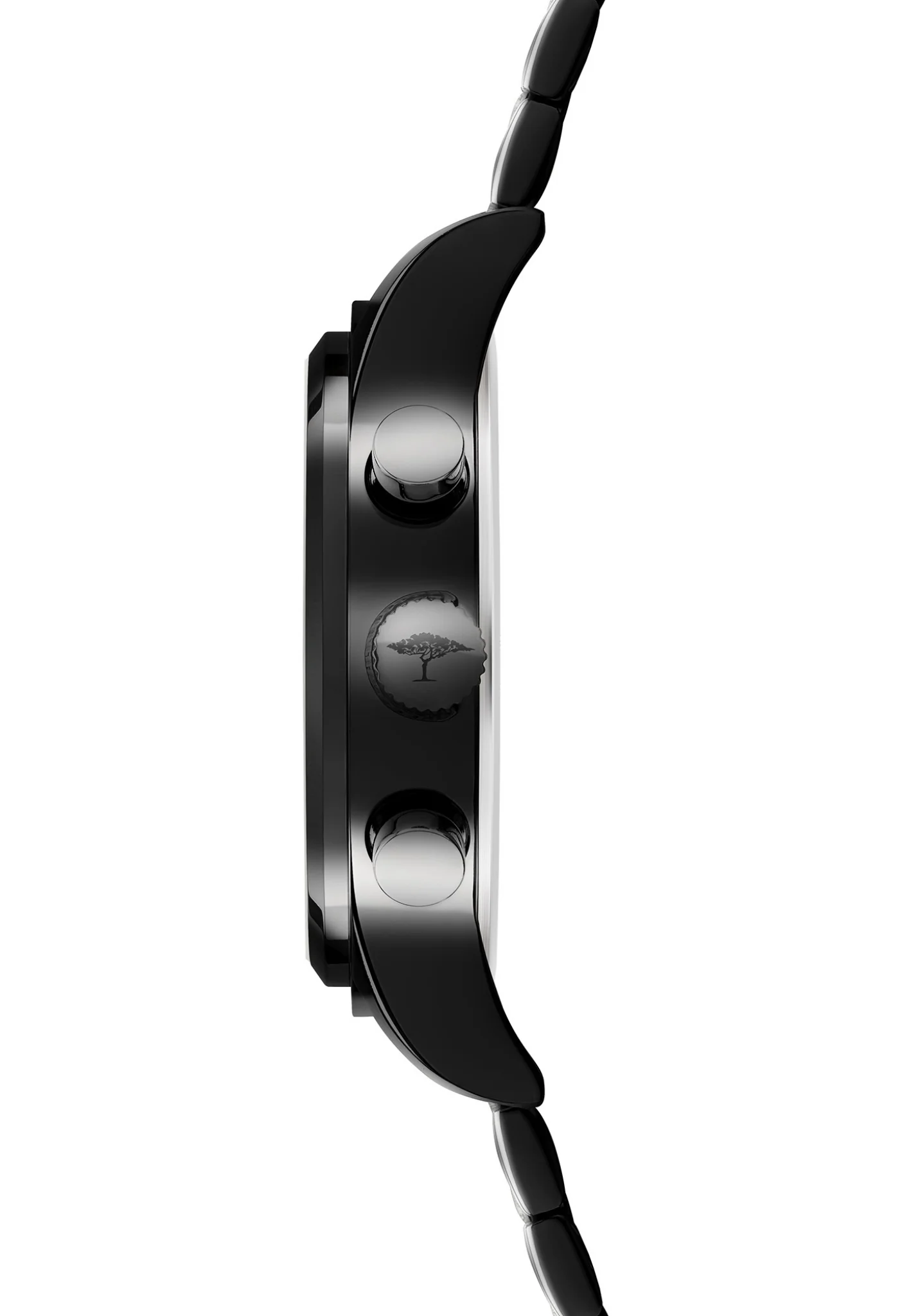 Armbanduhr aus Edelstahl | schwarz - Image 3