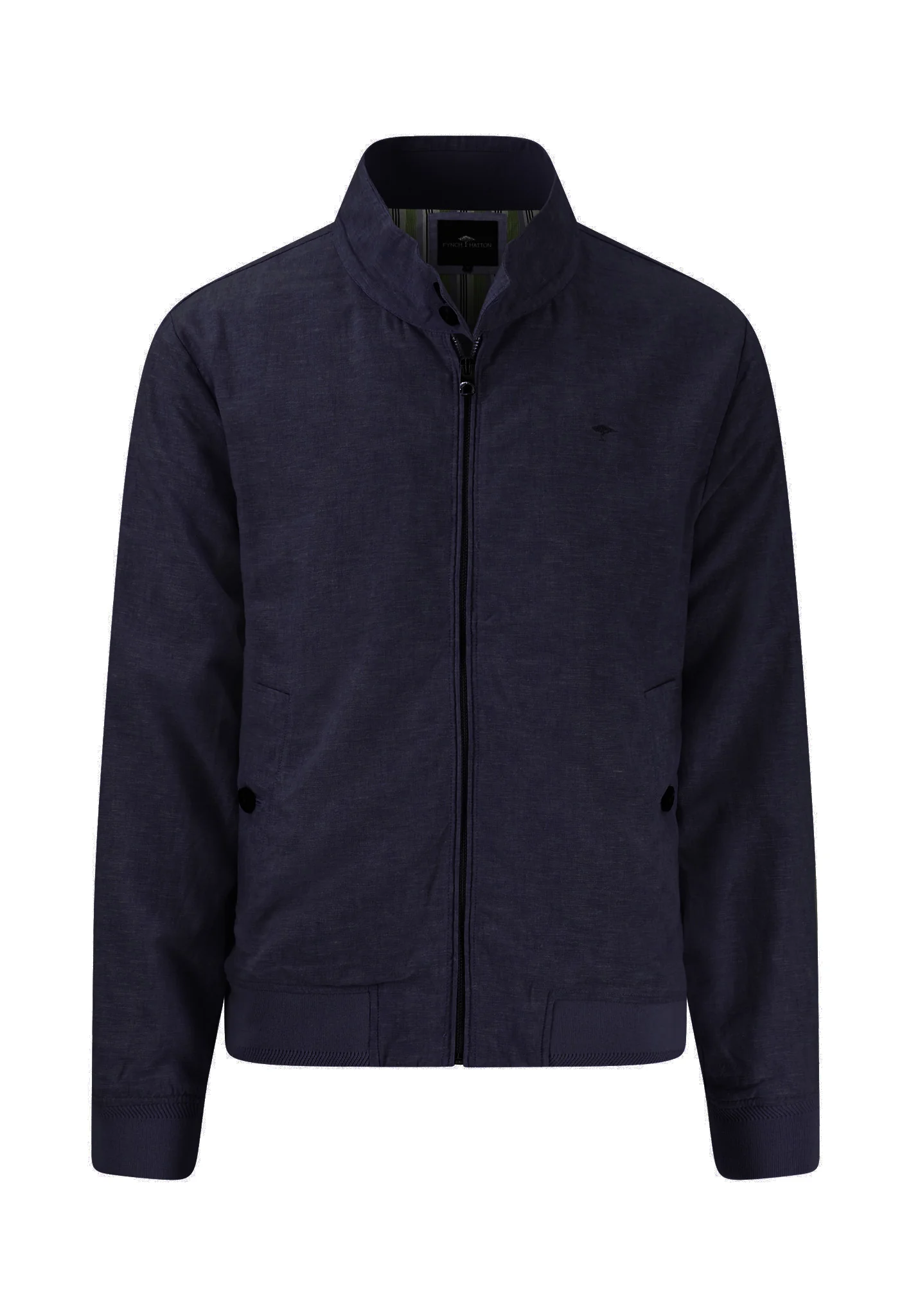 Blouson aus Leinen-Baumwoll-Mix mit Stehkragen - Image 7