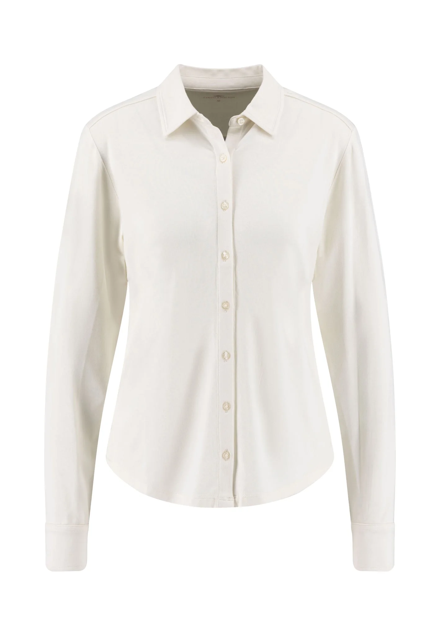 Bluse aus Viskose-Elasthan-Mix mit klassischem Hemdkragen - Image 5