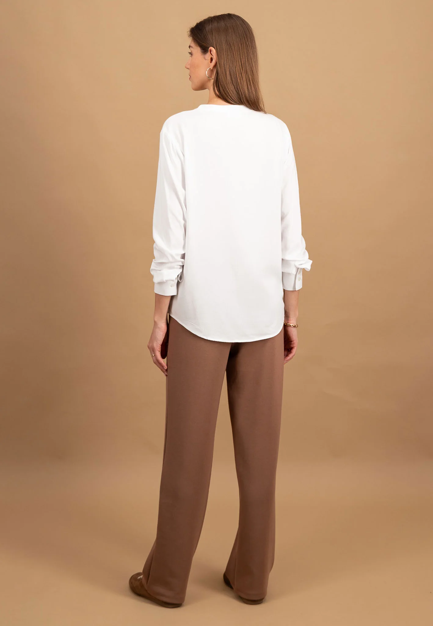 Bluse aus Viskose mit Serafino-Ausschnitt - Image 9