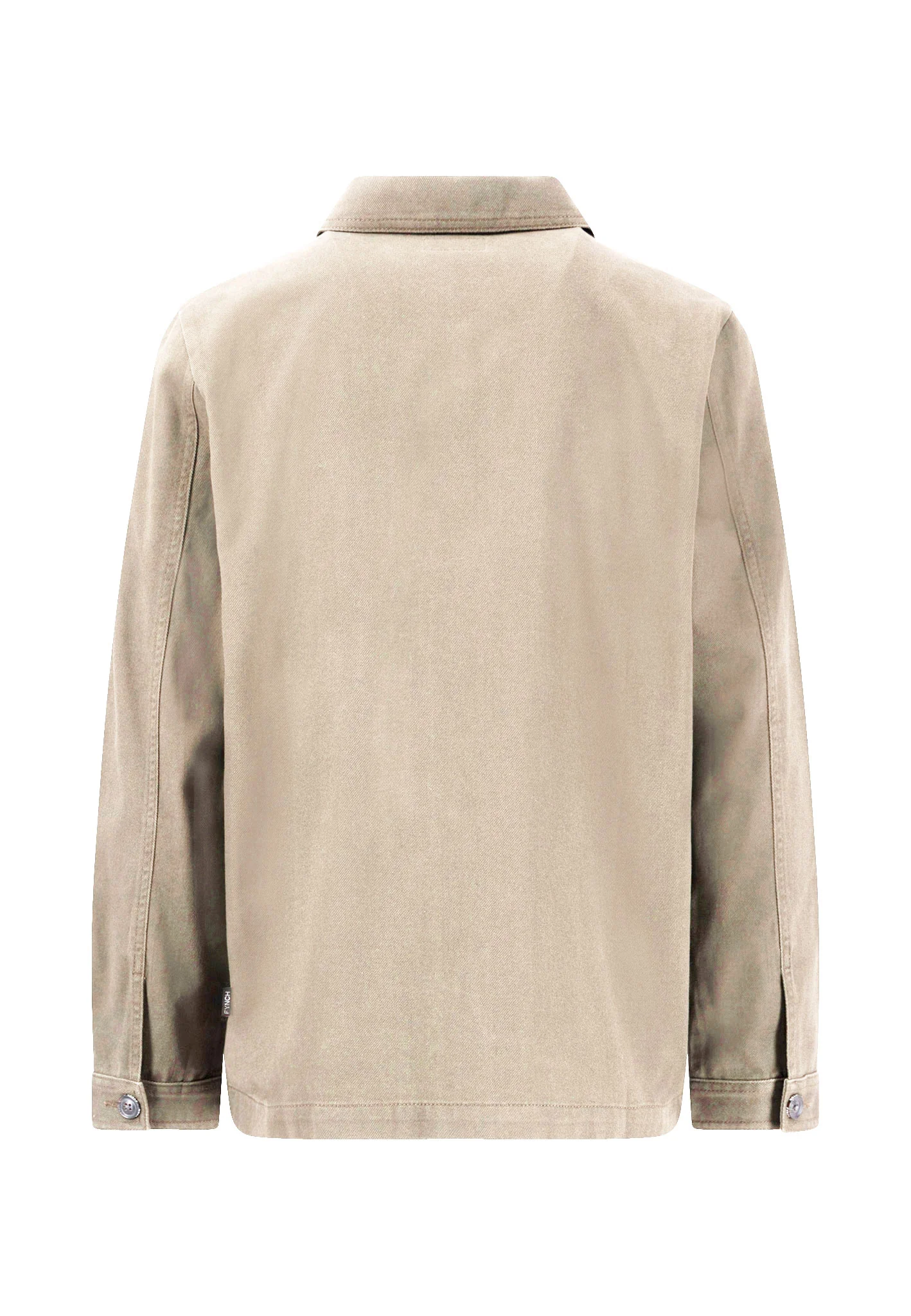 Overshirt aus Twill mit Kentkragen - Image 6