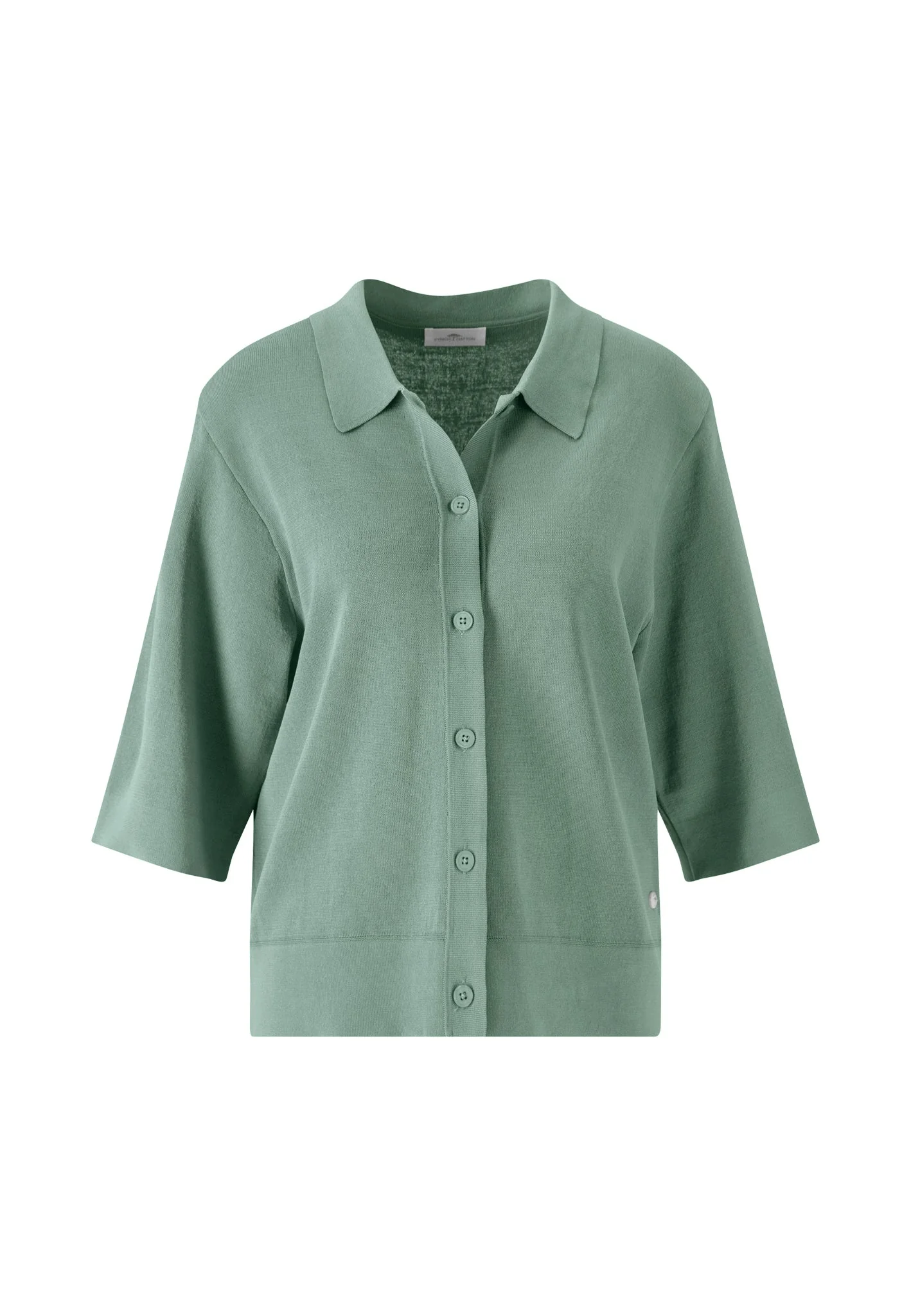 Feinstrick-Cardigan aus Viskose-Polyamid-Mix mit 3/4-Ärmeln - Image 11