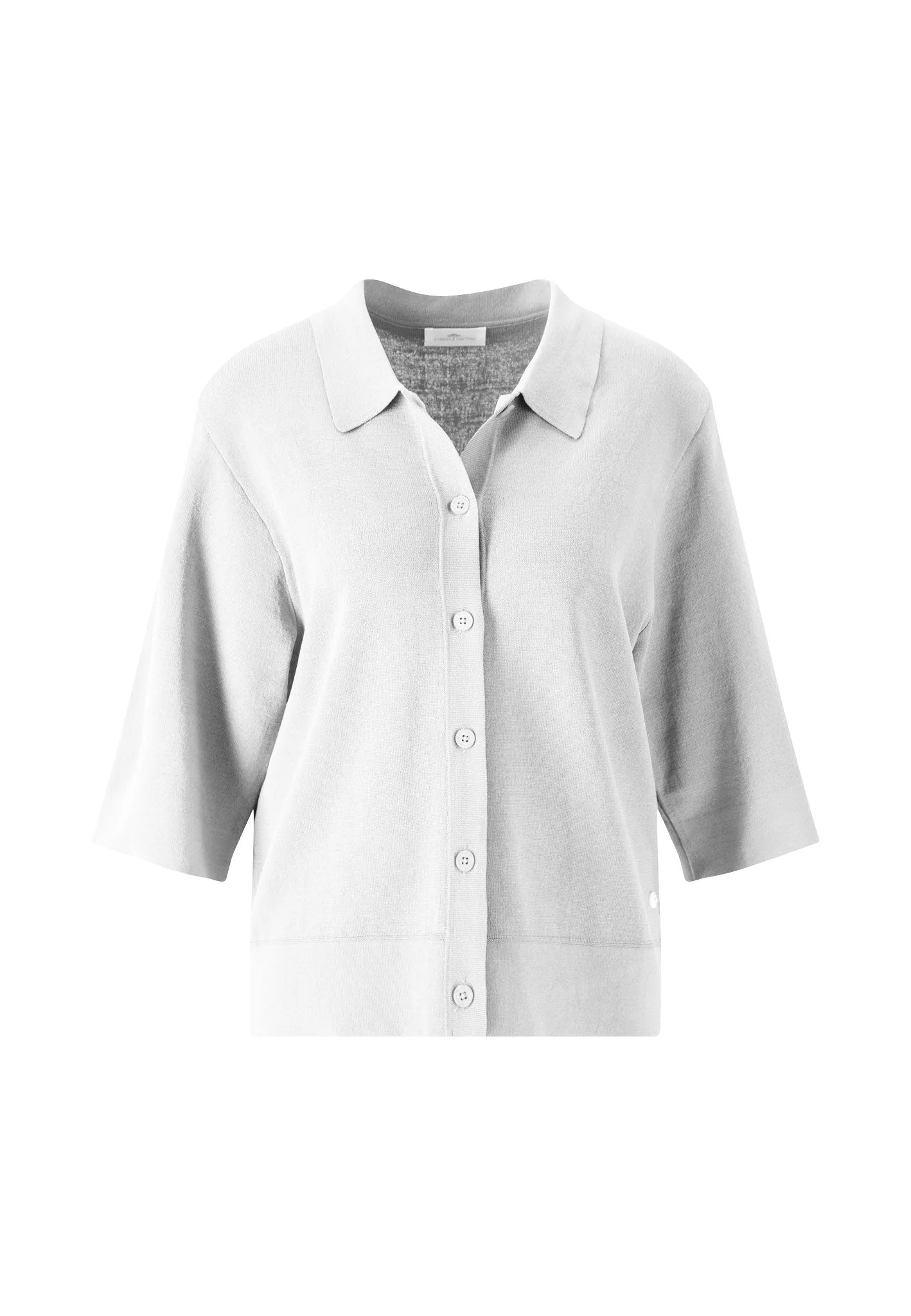 Feinstrick-Cardigan aus Viskose-Polyamid-Mix mit 3/4-Ärmeln - Image 5