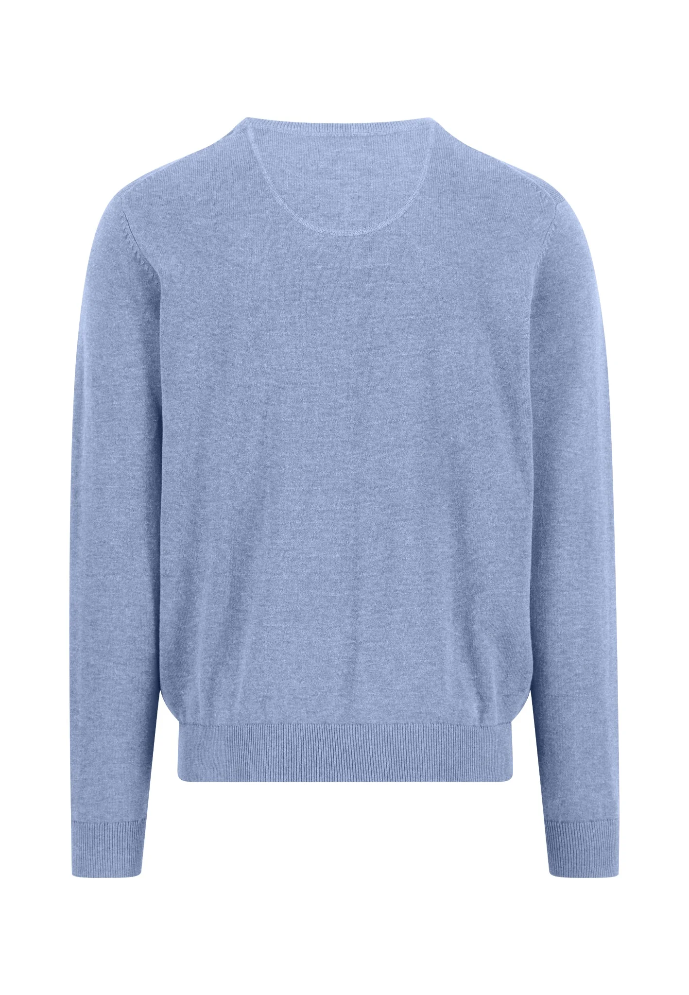 Feinstrickpullover aus reiner Baumwolle mit Rundhalsausschnitt - Image 10