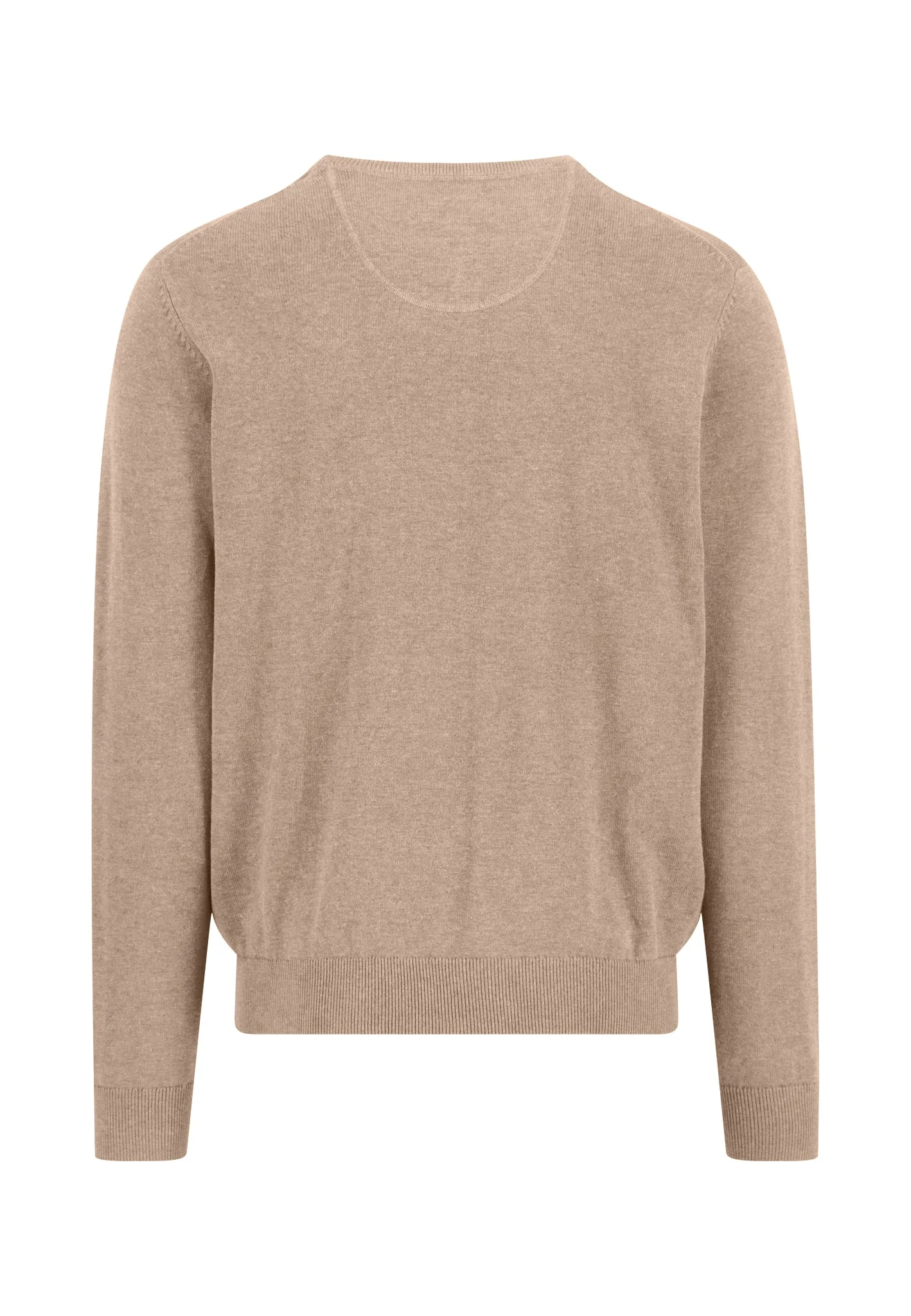 Feinstrickpullover aus reiner Baumwolle mit Rundhalsausschnitt - Image 5