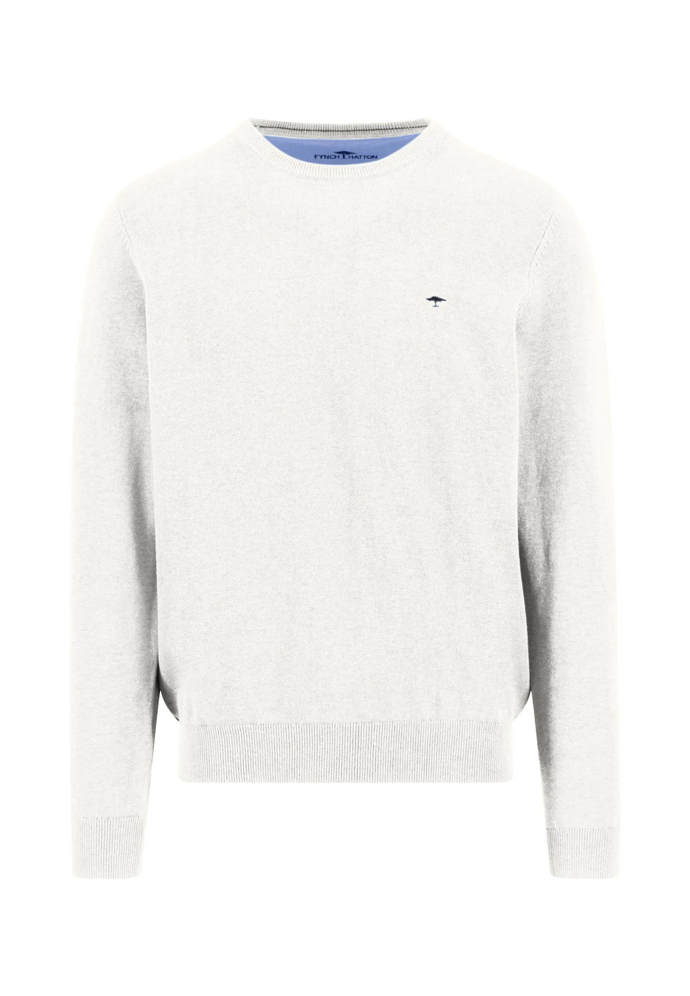 Feinstrickpullover aus reiner Baumwolle mit Rundhalsausschnitt - Image 79