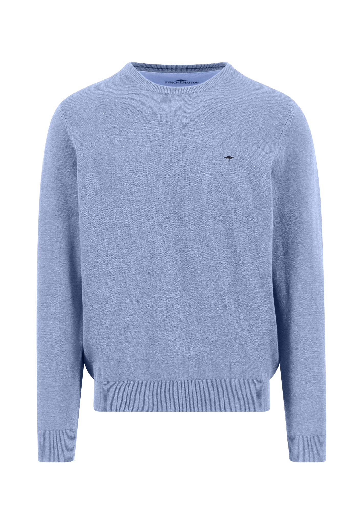 Feinstrickpullover aus reiner Baumwolle mit Rundhalsausschnitt - Image 9