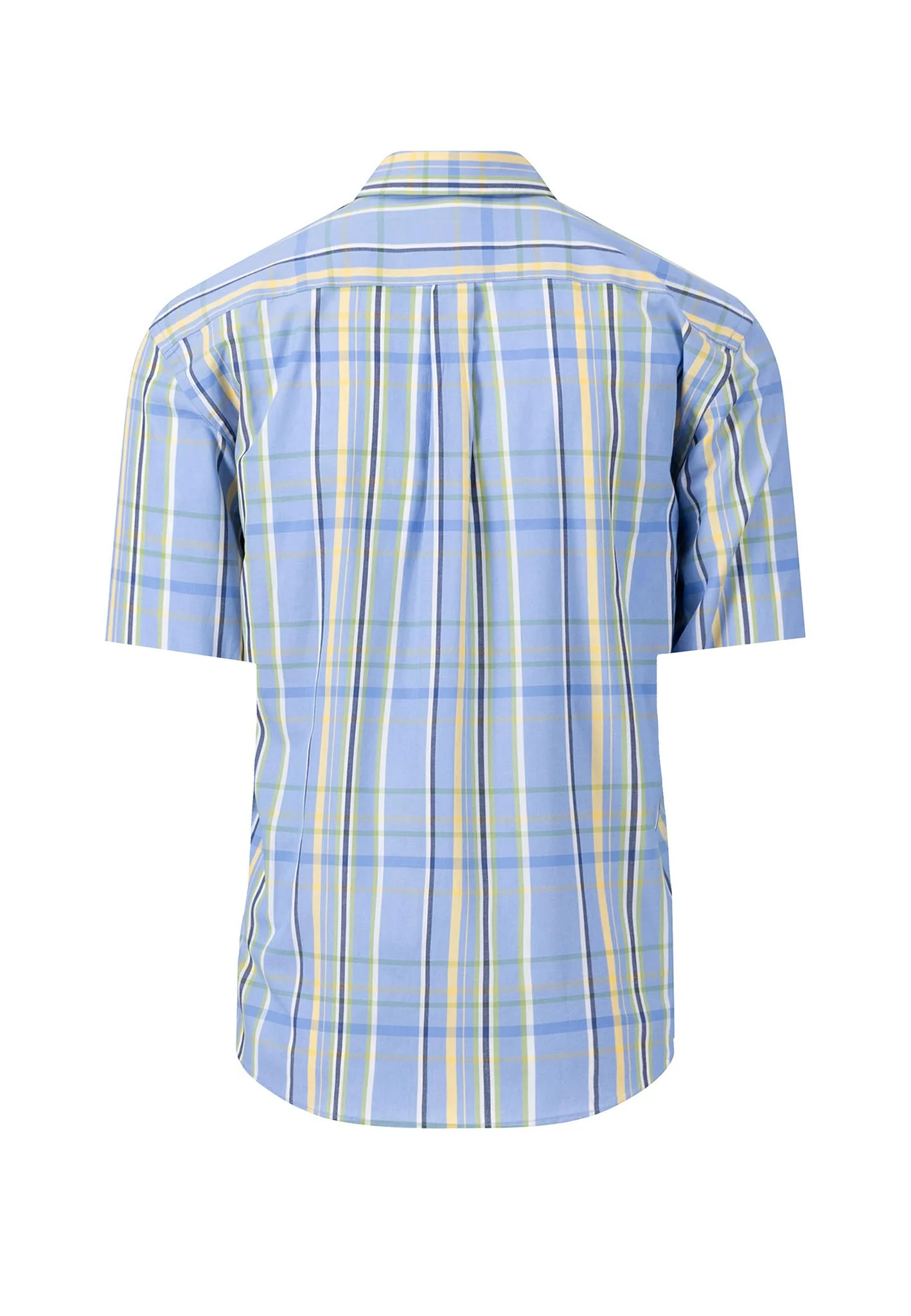 Gestreiftes Halbarm-Hemd mit Button-Down-Kragen - Image 4