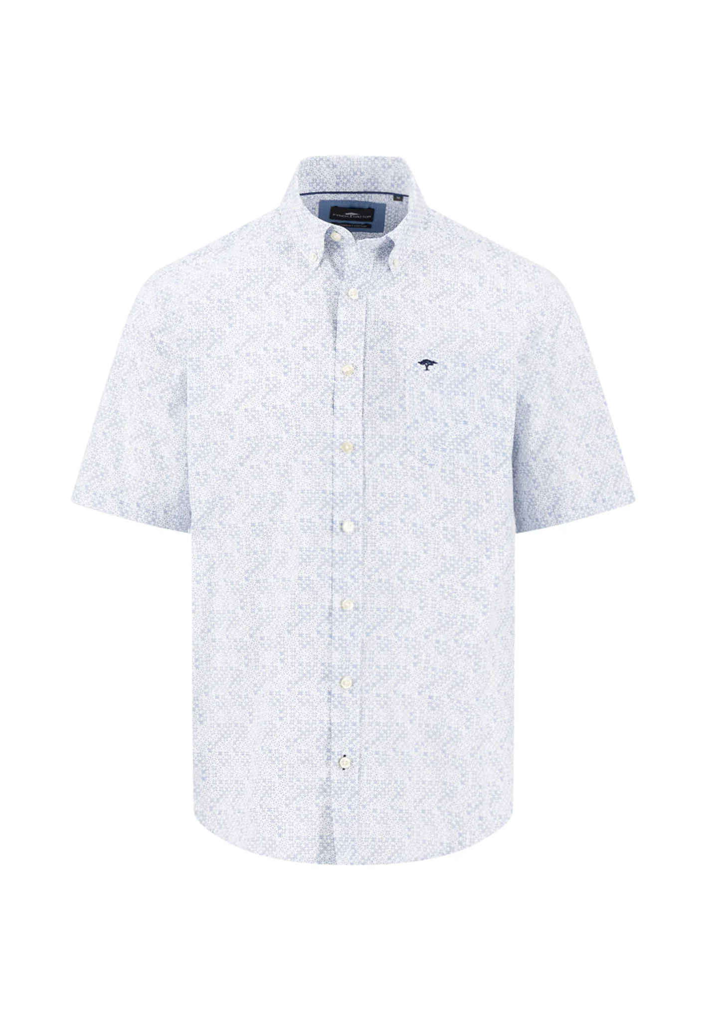 Halbarm-Hemd aus Baumwolle mit Print - Image 5