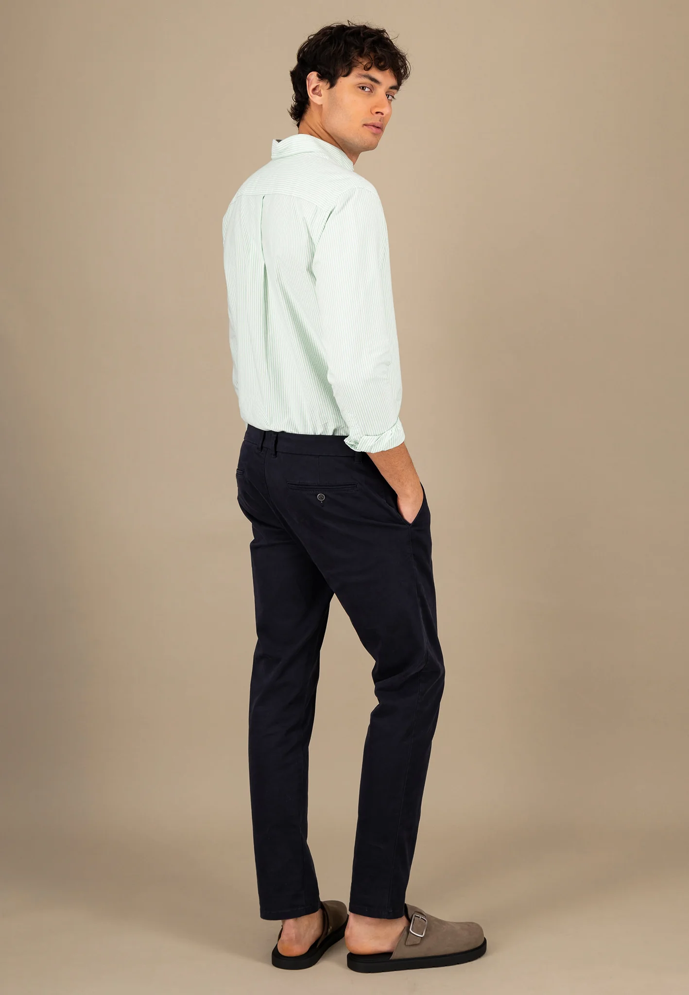 Hemd aus Baumwolle im filigranen Streifenlook - Image 15