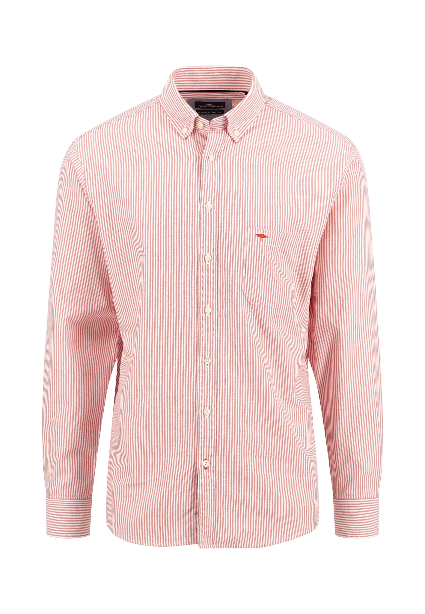 Hemd aus Baumwolle im filigranen Streifenlook - Image 5