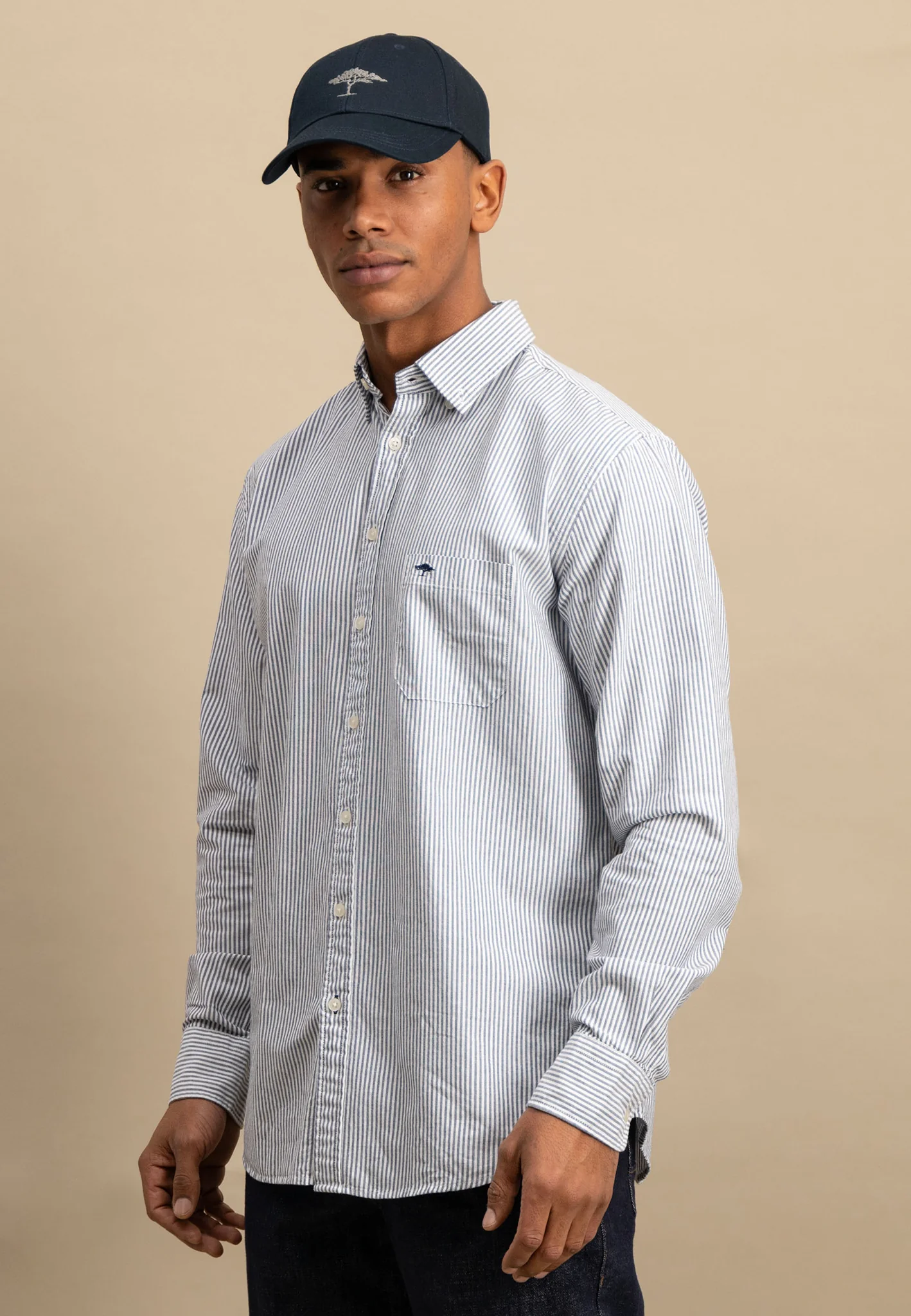 Hemd aus Baumwolle im filigranen Streifenlook - Image 7