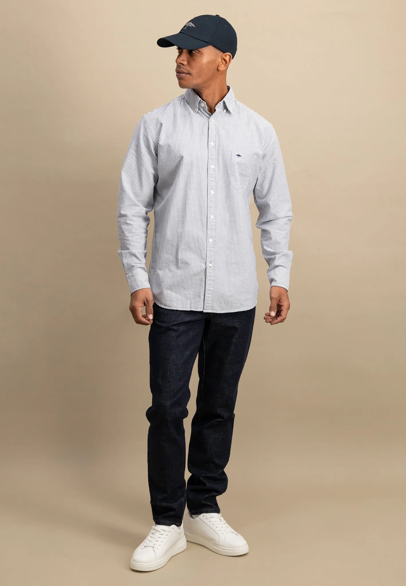 Hemd aus Baumwolle im filigranen Streifenlook - Image 8