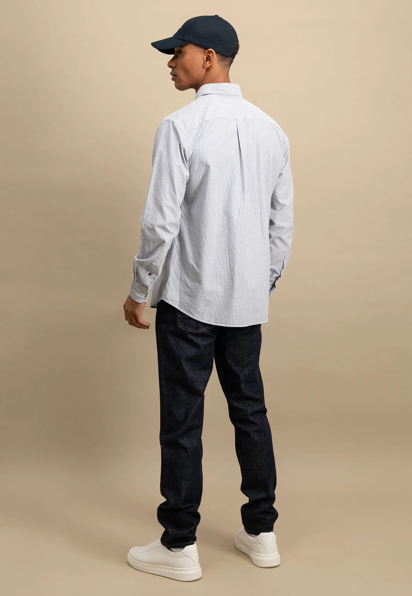 Hemd aus Baumwolle im filigranen Streifenlook - Image 9