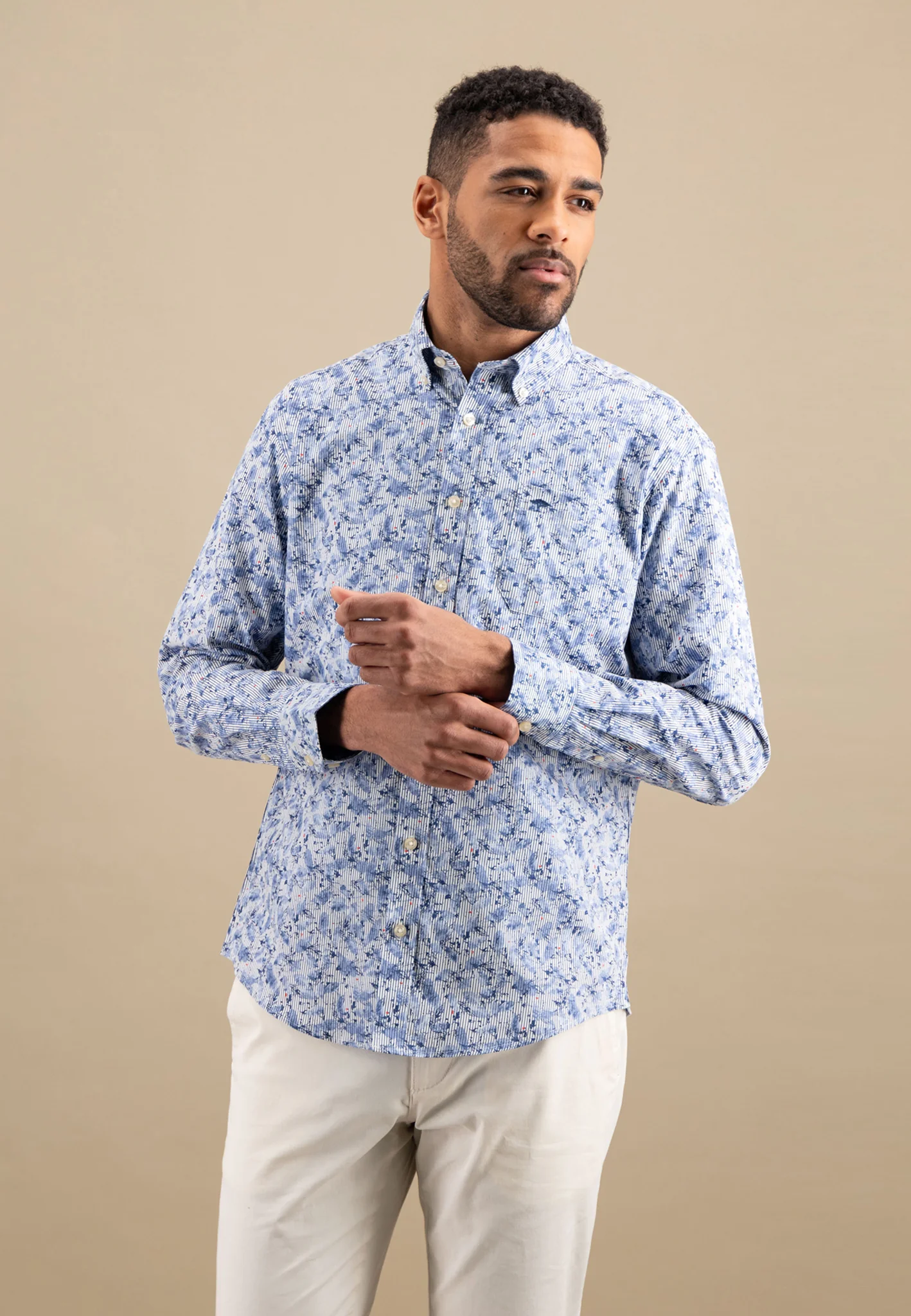 Hemd aus Baumwolle mit floralem Alloverprint - Image 13