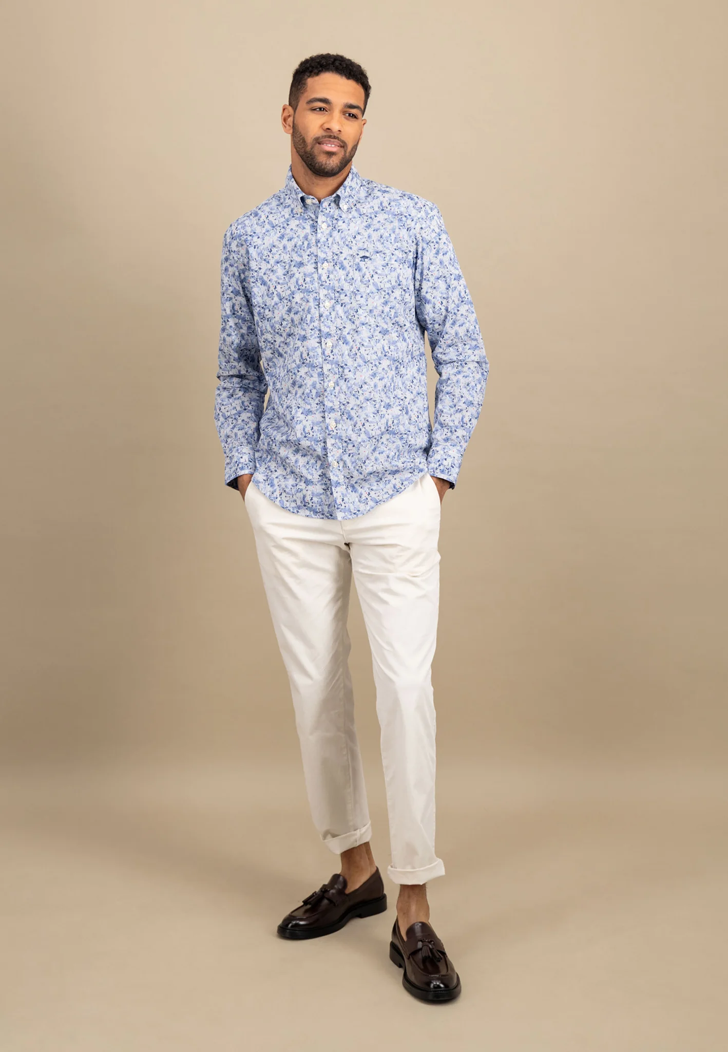 Hemd aus Baumwolle mit floralem Alloverprint - Image 14