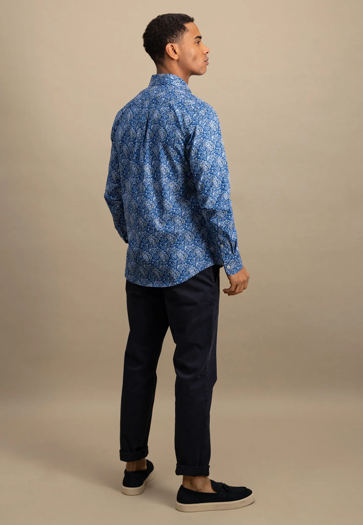 Hemd aus Baumwolle mit floralem Alloverprint - Image 4