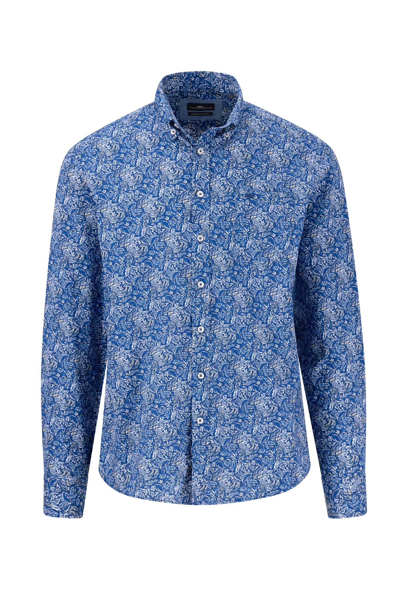 Hemd aus Baumwolle mit floralem Alloverprint - Image 5