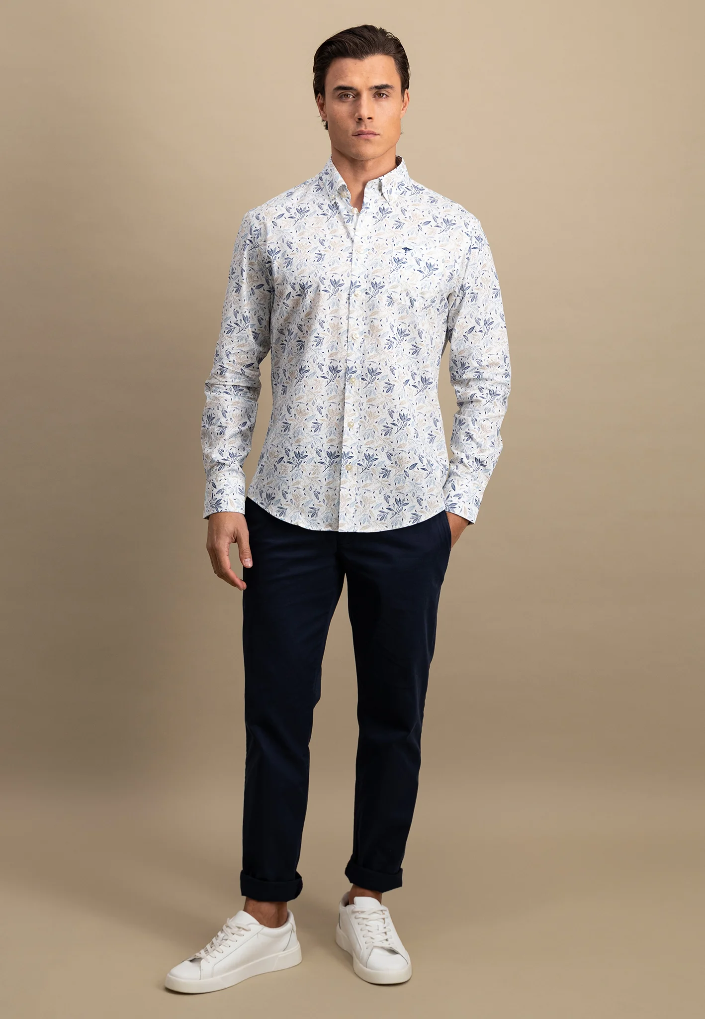 Hemd aus Baumwolle mit floralem Alloverprint - Image 8