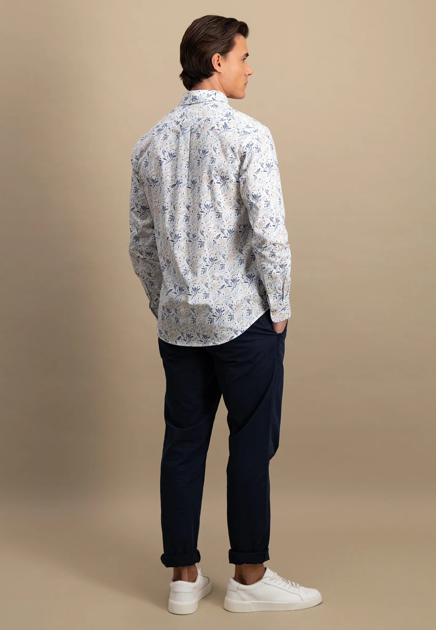 Hemd aus Baumwolle mit floralem Alloverprint - Image 9