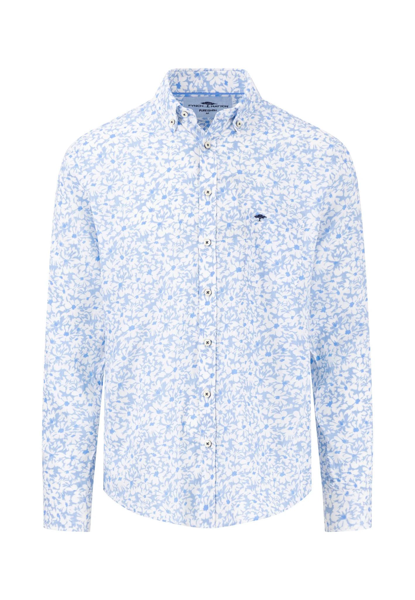 Hemd aus Leinen mit botanischem Muster - Image 10