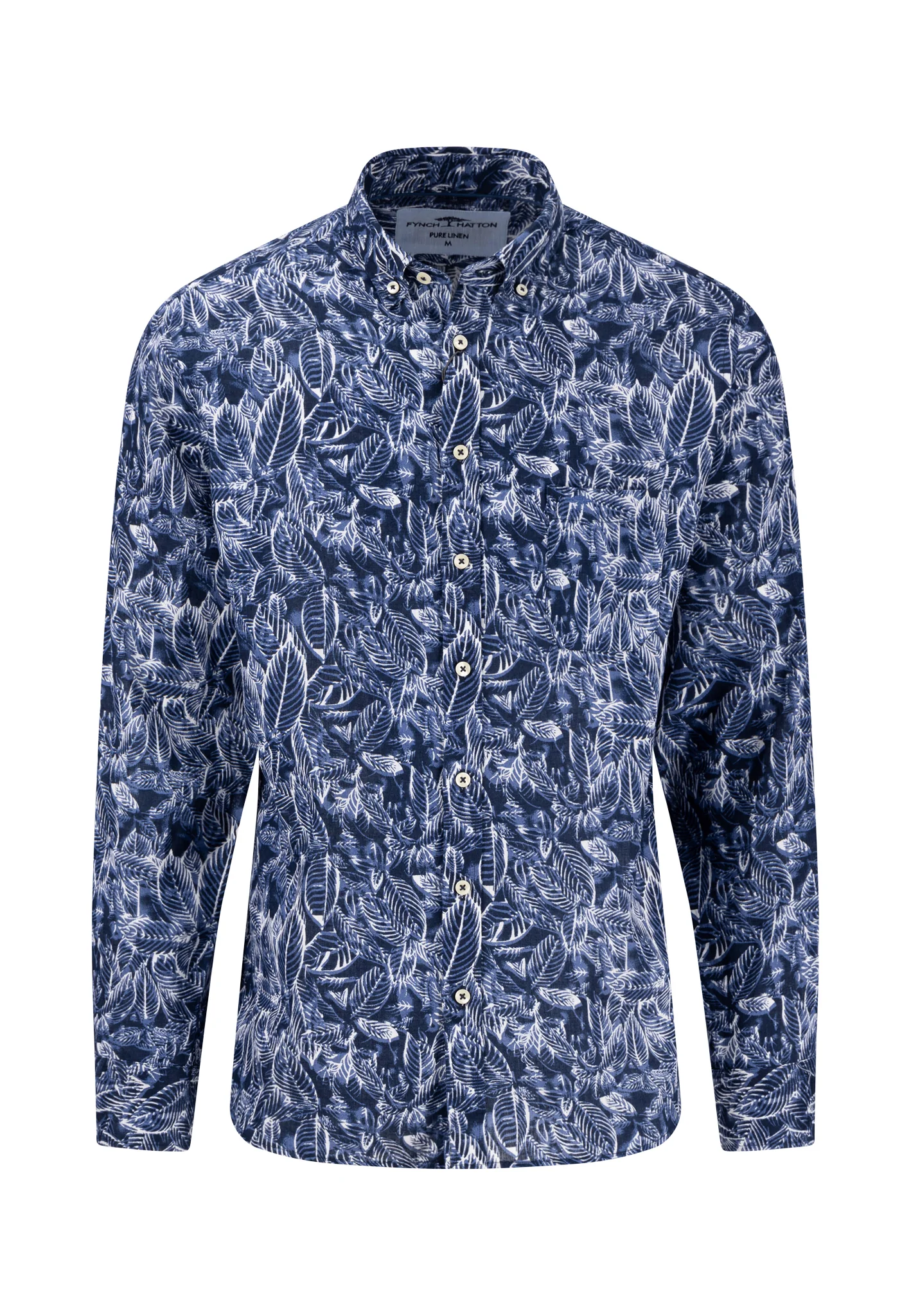 Hemd aus Leinen mit botanischem Muster - Image 18
