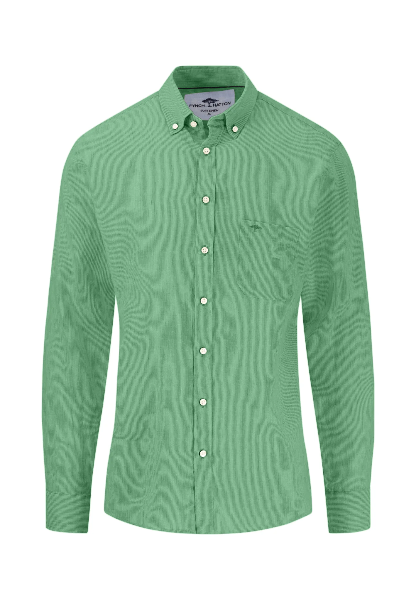 Hemd aus Leinen mit Button-Down-Kragen - Image 21