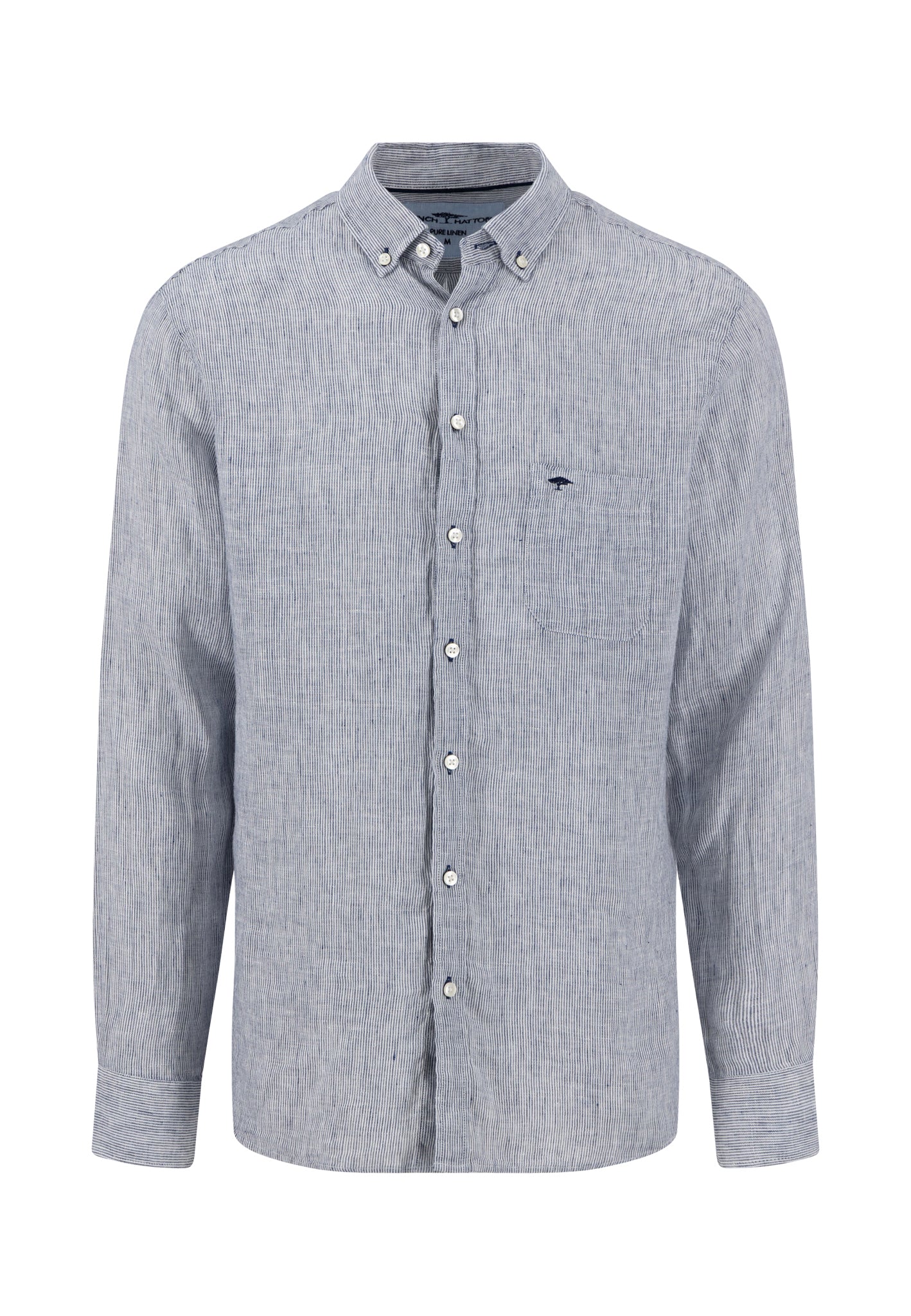 Hemd aus Leinen mit Button-Down-Kragen - Image 5