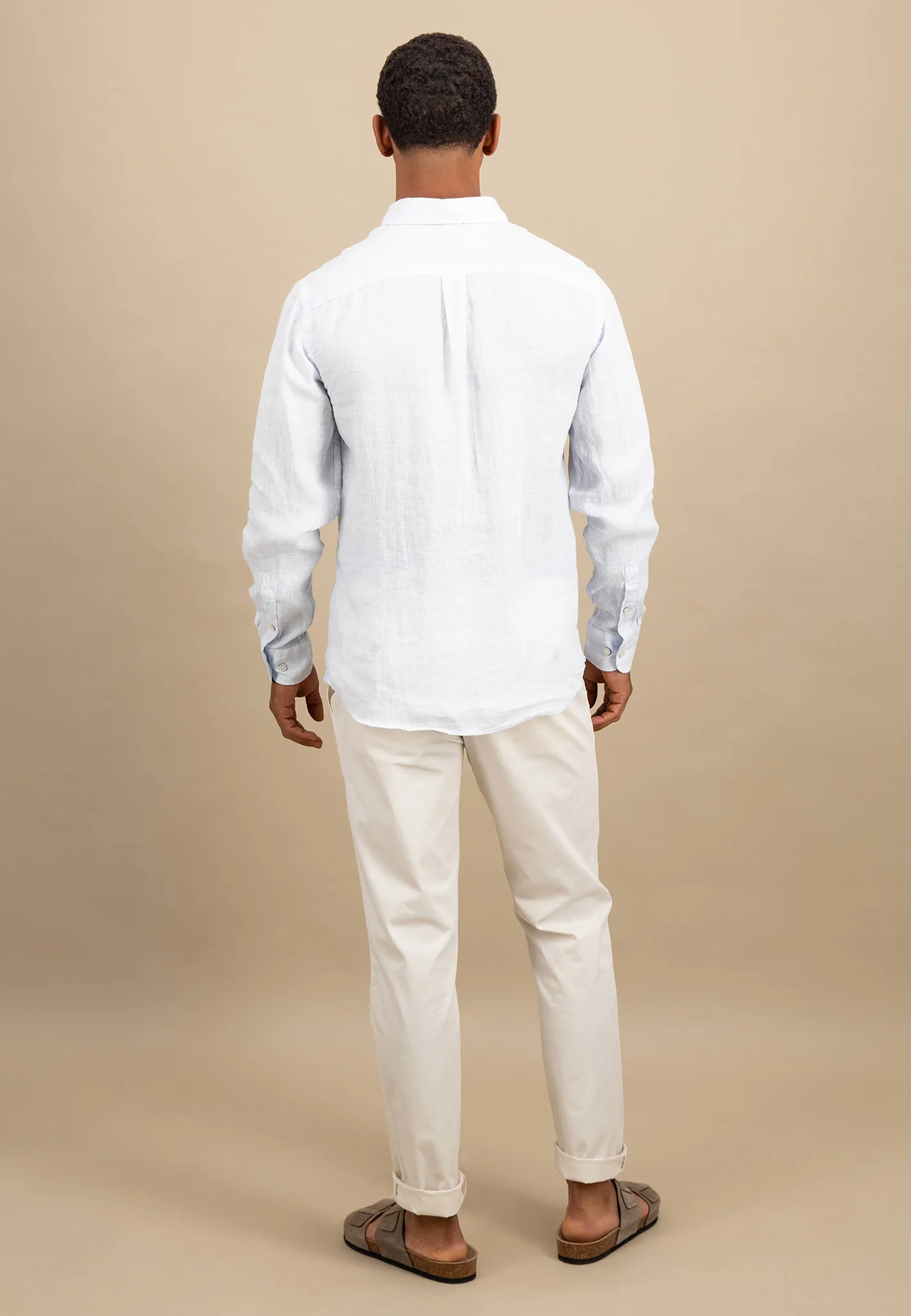 Hemd aus Leinen mit Button-Down-Kragen - Image 9