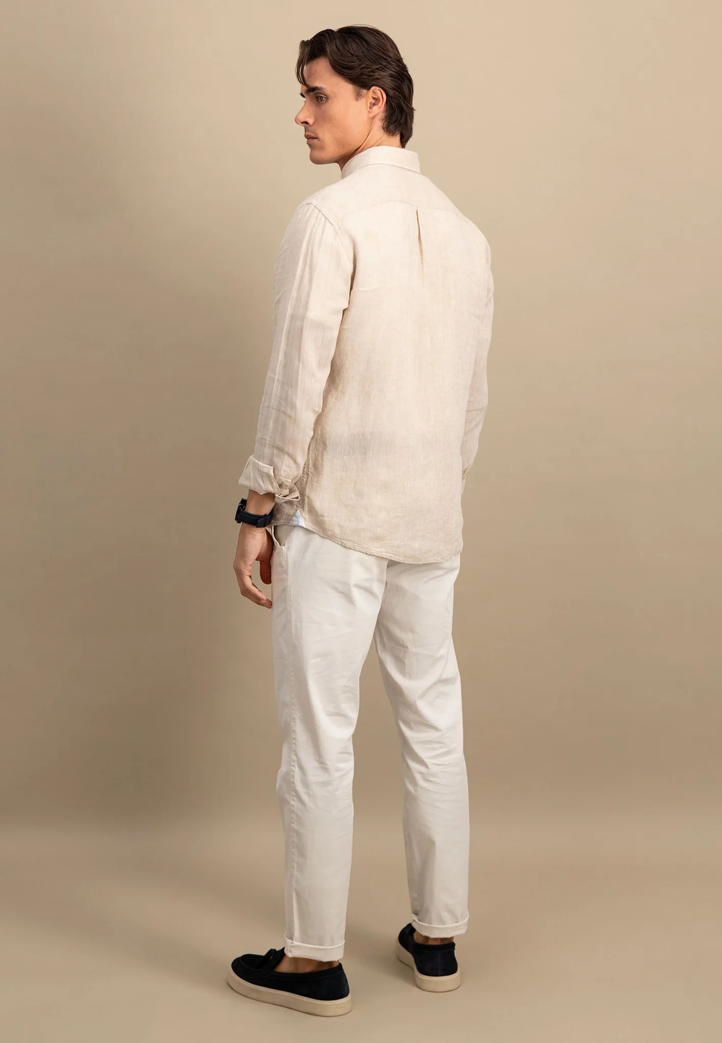 Hemd aus Leinen mit Button-Down-Kragen - Image 15