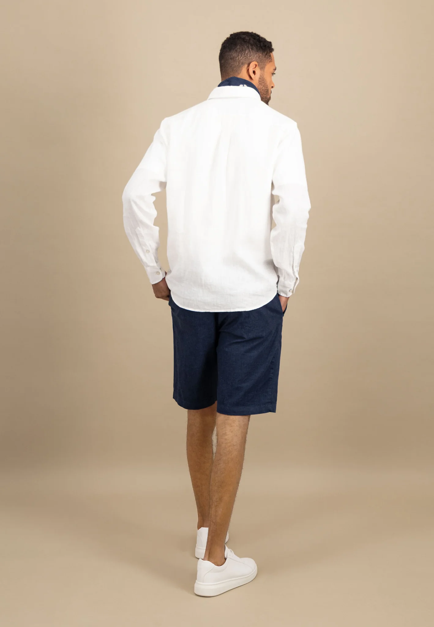 Hemd aus Leinen mit Button-Down-Kragen - Image 9