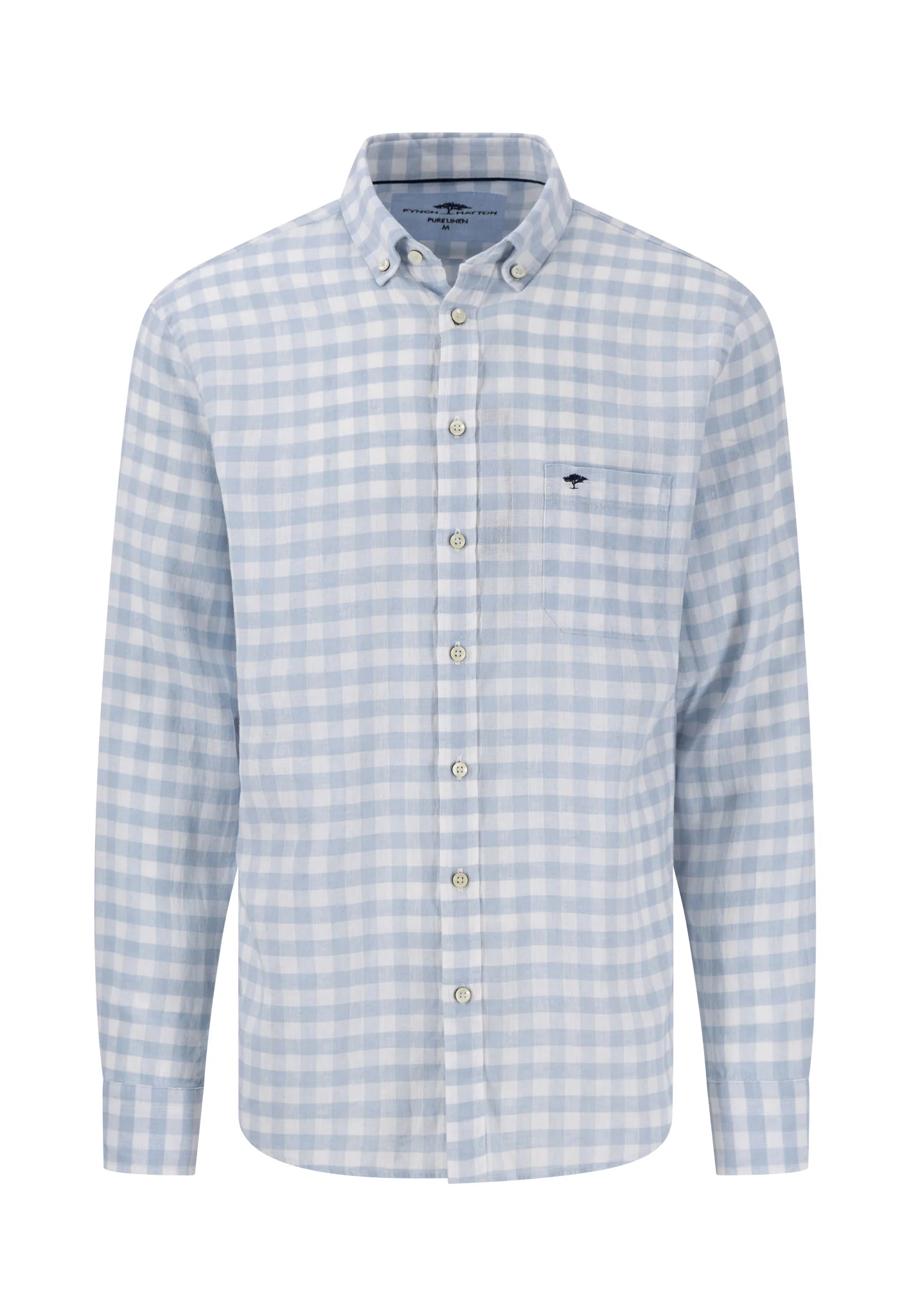 Hemd aus Leinen mit Button-Down-Kragen - Image 3