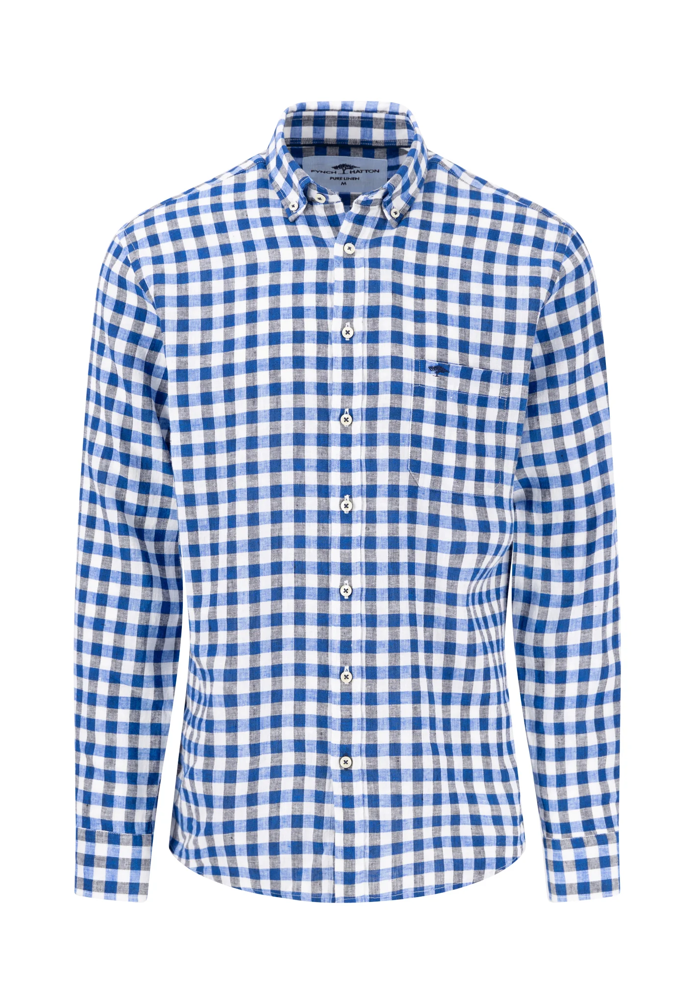 Hemd aus Leinen mit Button-Down-Kragen - Image 5