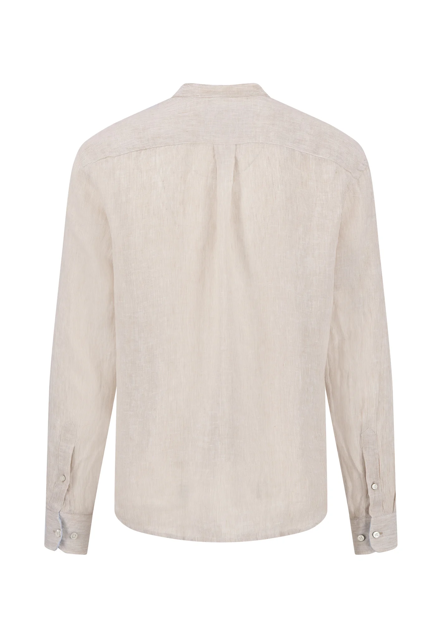 Hemd aus Leinen mit Stehkragen und Streifen - Image 6