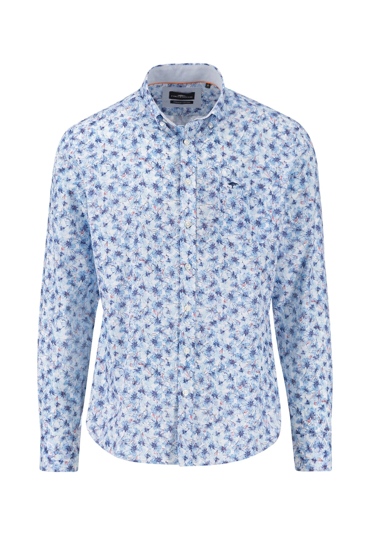Hemd mit Button-Down-Kragen und floralem Print - Image 13