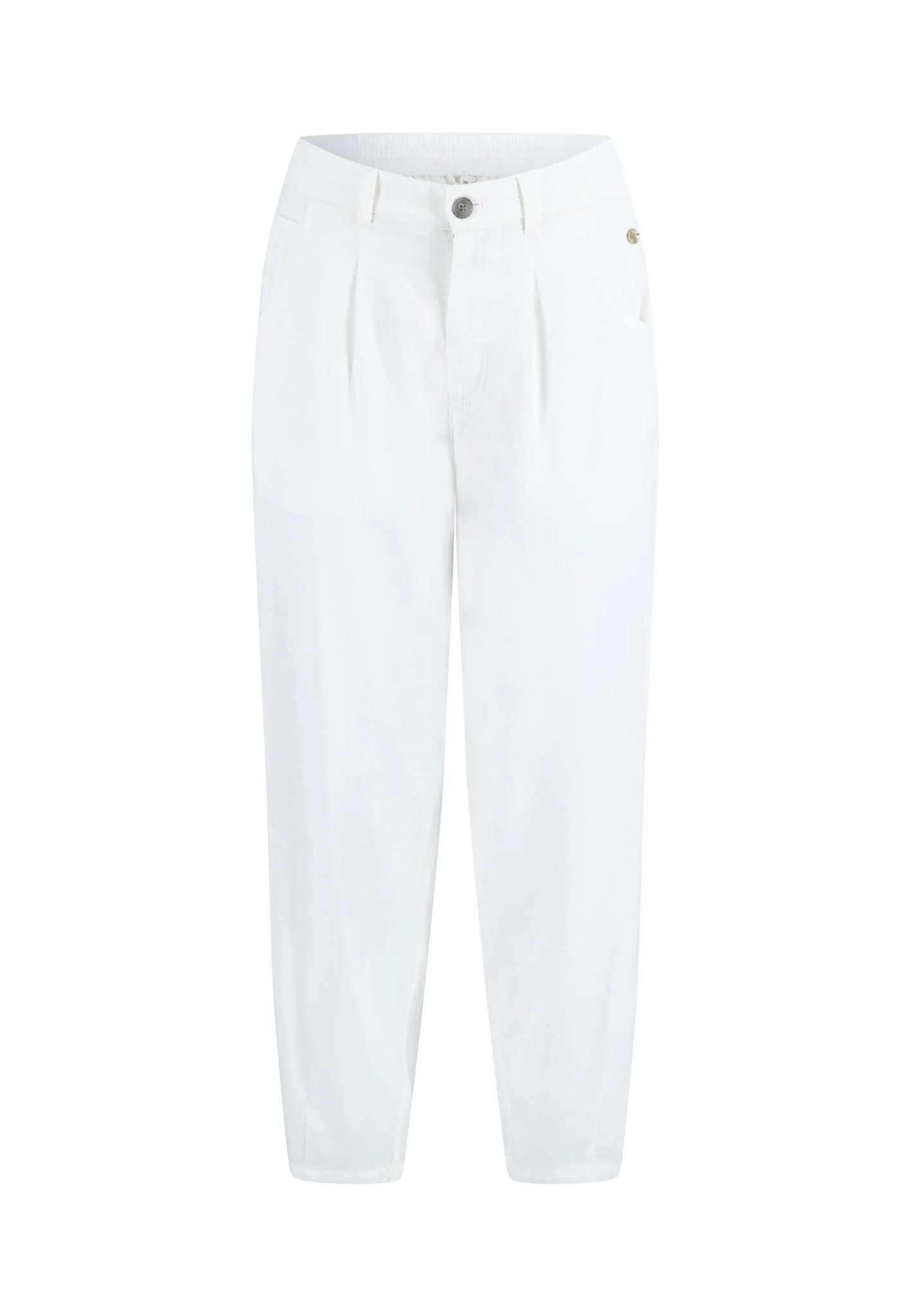 Hose aus Lyocell mit lockerer Passform und softem Griff - Straight-Leg - Image 4