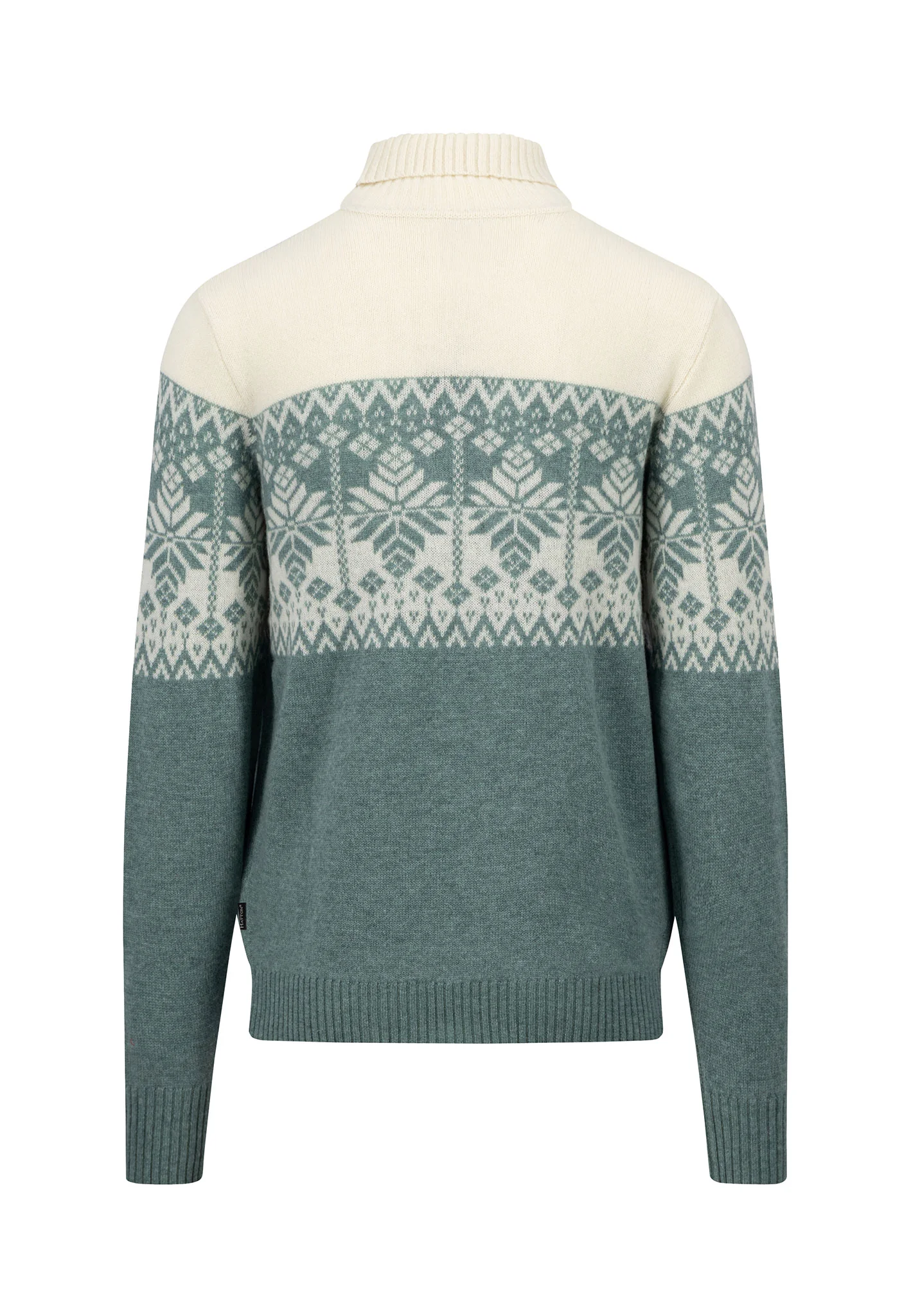 Jacquard-Strick Pullover aus Lammwolle - Image 4