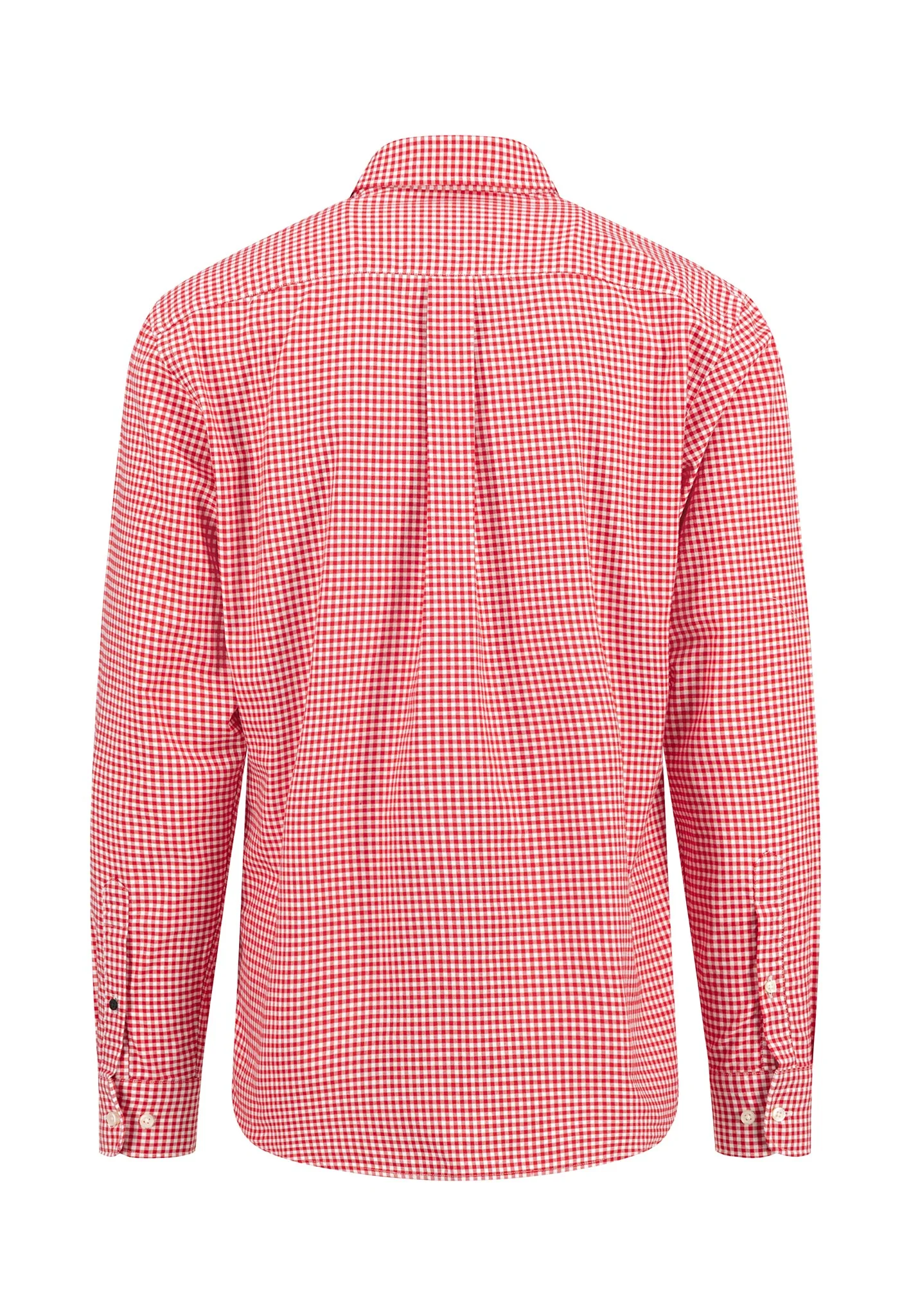 Kariertes Hemd aus Baumwolle mit Button-Down-Kragen - Image 4