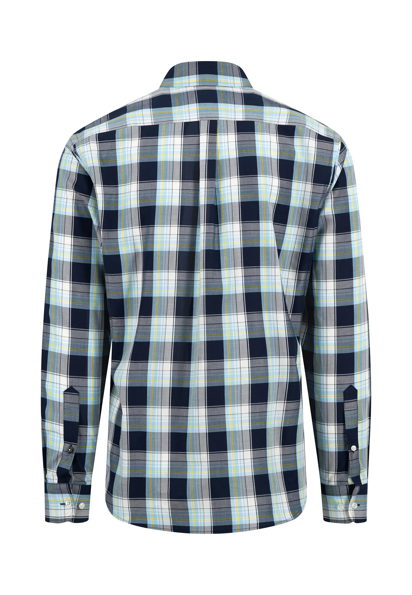 Kariertes Hemd aus Baumwolle mit Button-Down-Kragen - Image 6