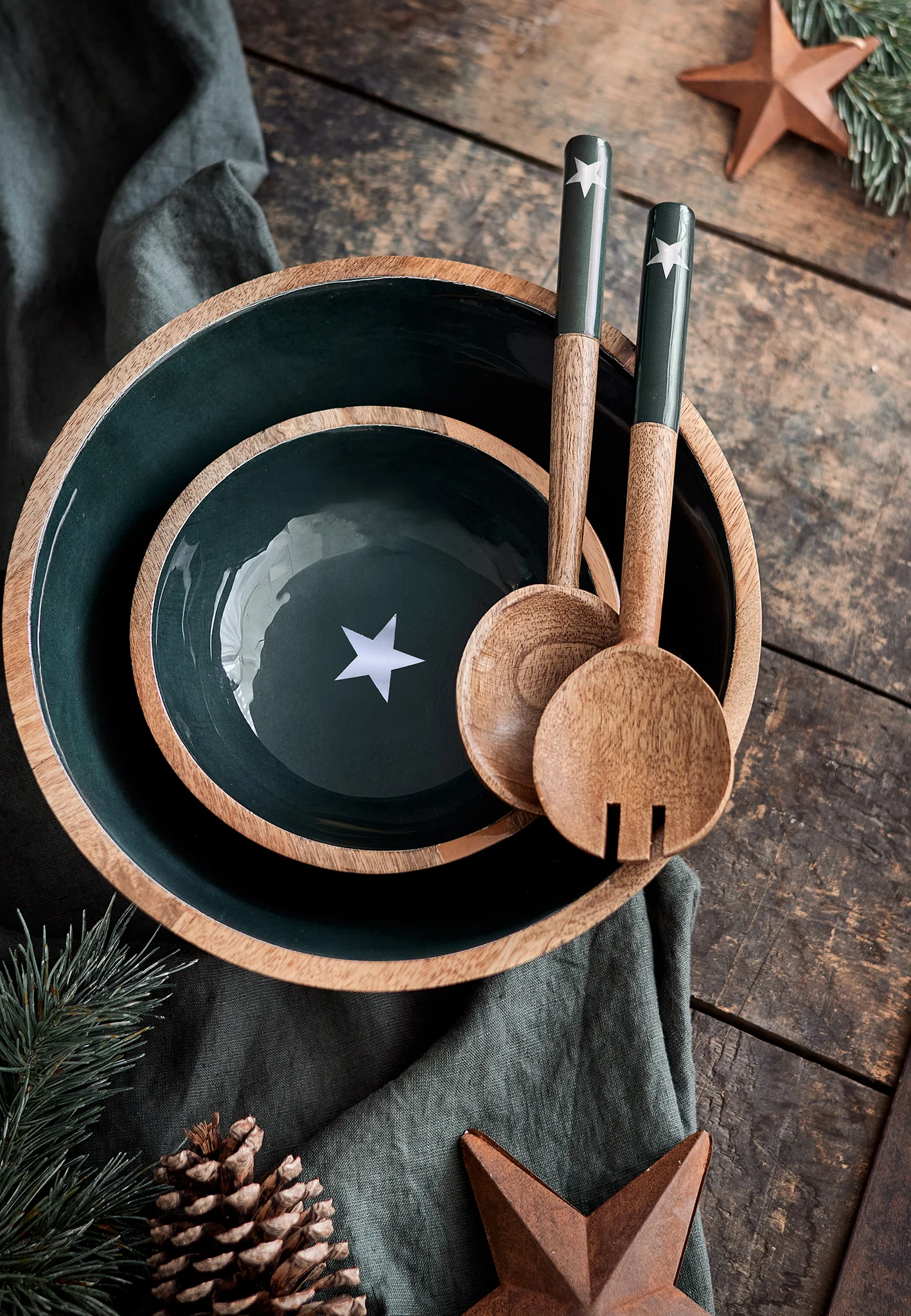 KISHA Salatbesteck | MIT STERN - Image 5