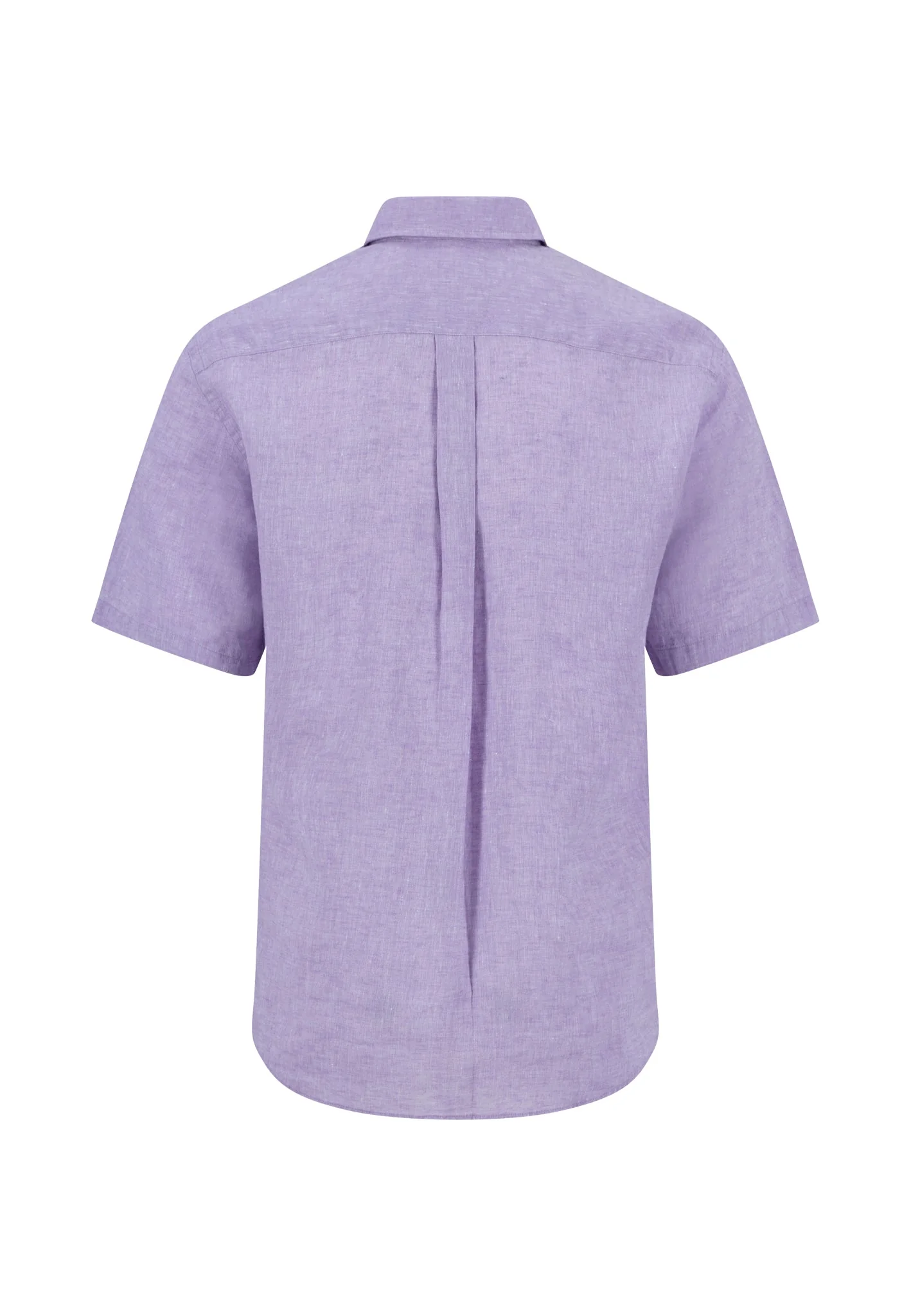 Kurzarm Hemd aus Leinen-Baumwoll-Mix mit Brusttasche - Image 20