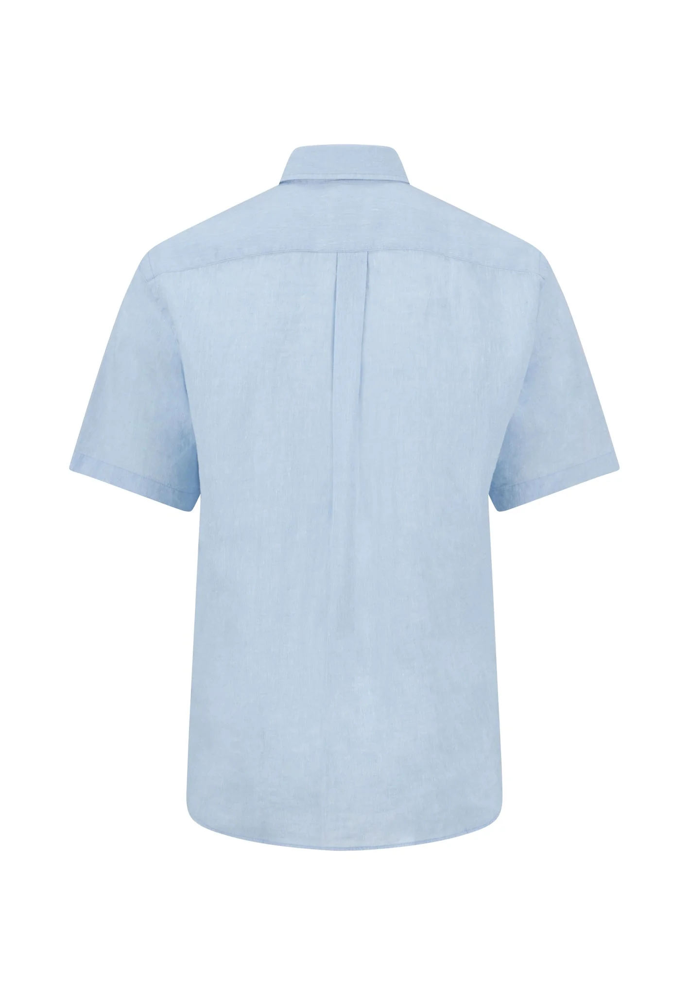 Kurzarm Hemd aus Leinen-Baumwoll-Mix mit Brusttasche - Image 24