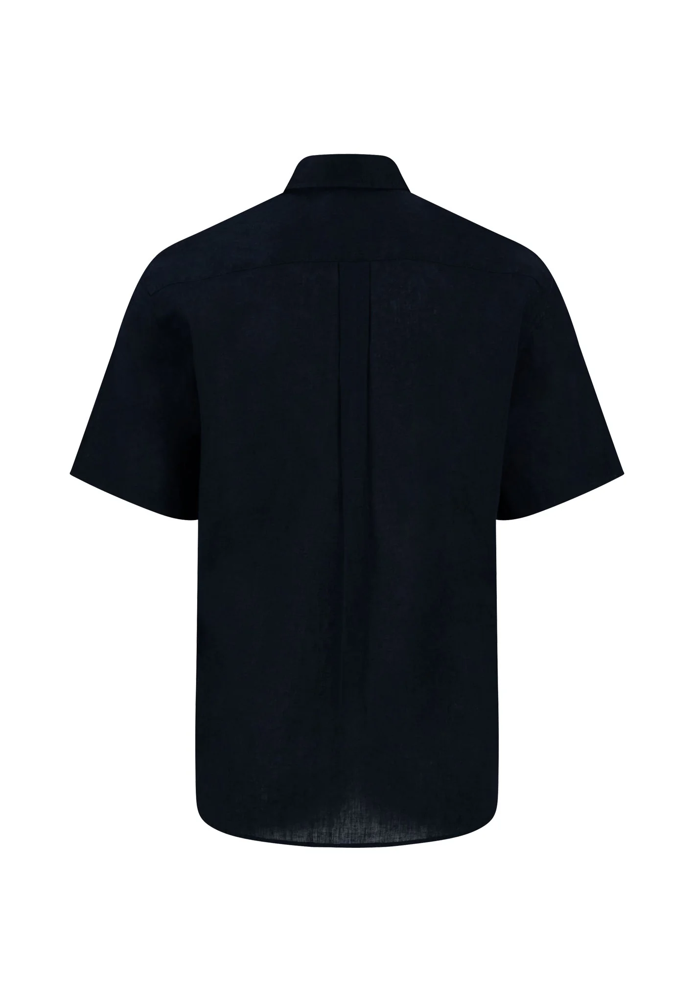 Kurzarm Hemd aus Leinen-Baumwoll-Mix mit Brusttasche - Image 26