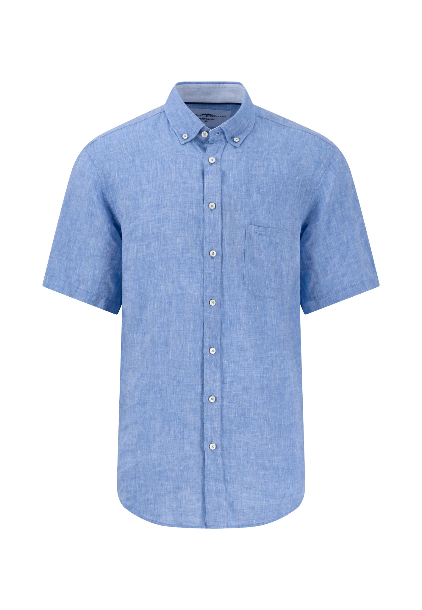 Kurzarm Hemd aus Leinen mit Brusttasche - Image 17