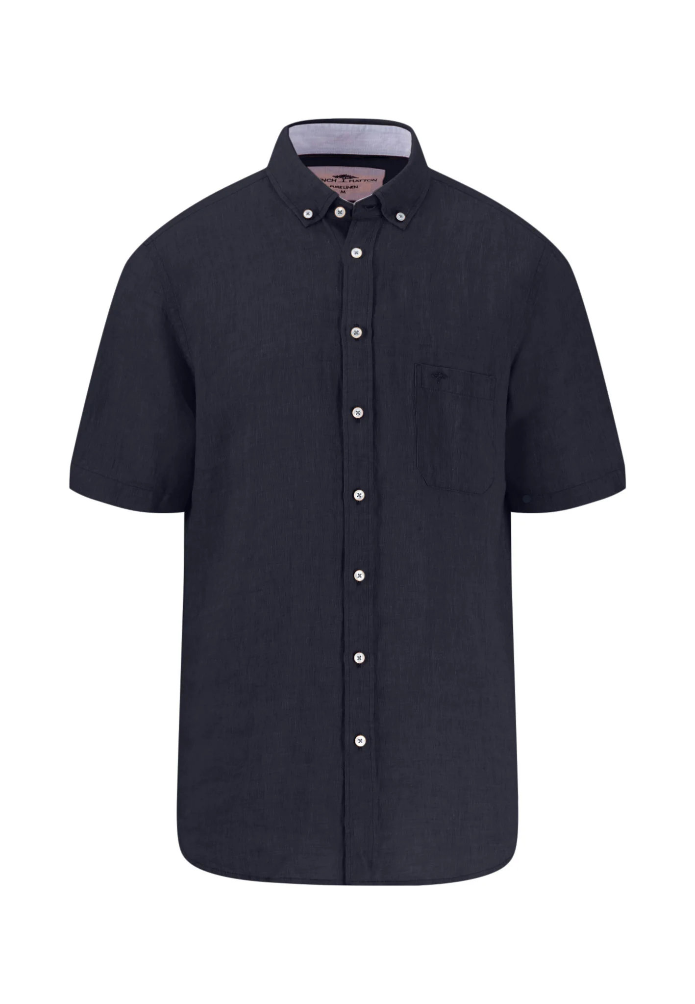 Kurzarm Hemd aus Leinen mit Brusttasche - Image 35