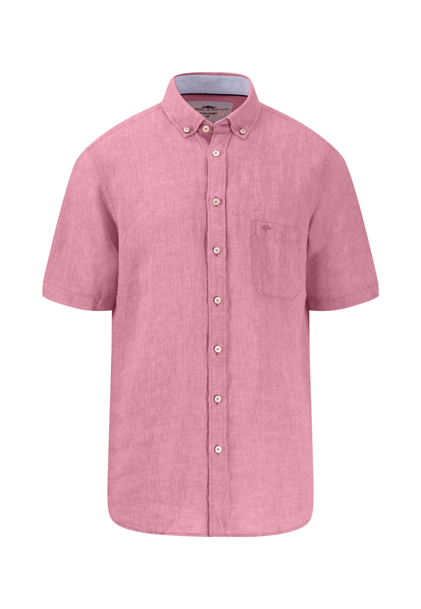 Kurzarm Hemd aus Leinen mit Brusttasche - Image 39